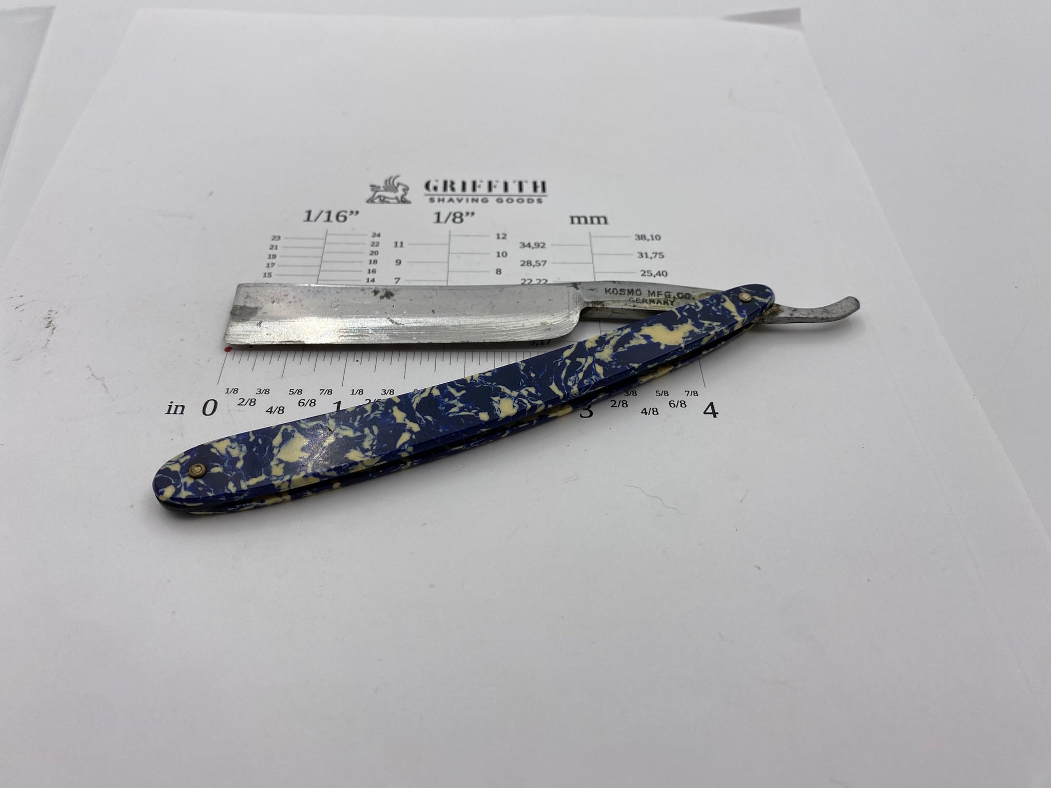 Vintage Kosmo Mfg. Co. Razor for Restoration