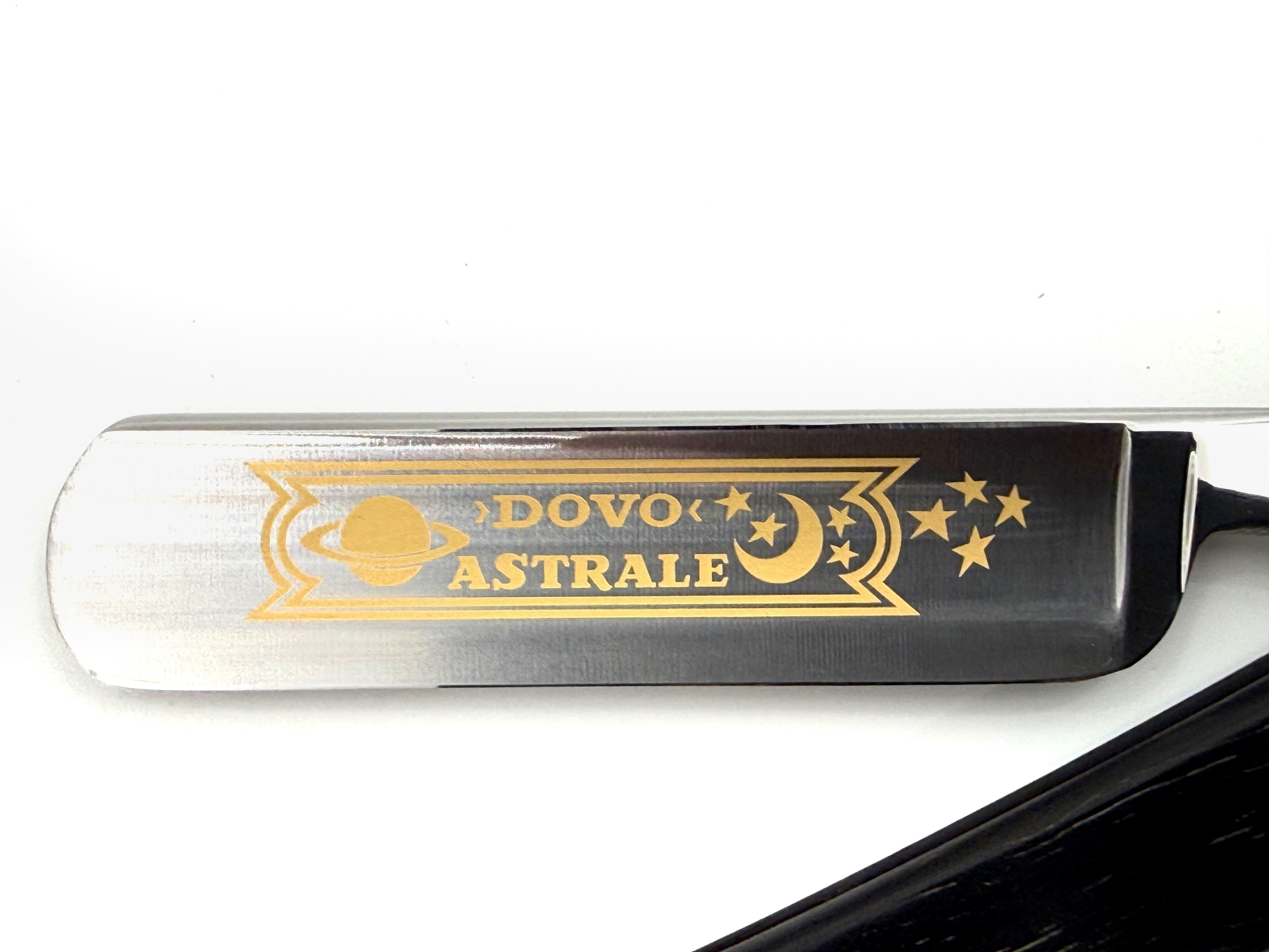 Dovo "Astrale" Ebony Handle 5/8 Full Hollow Round Tip Solingen Straight Razor