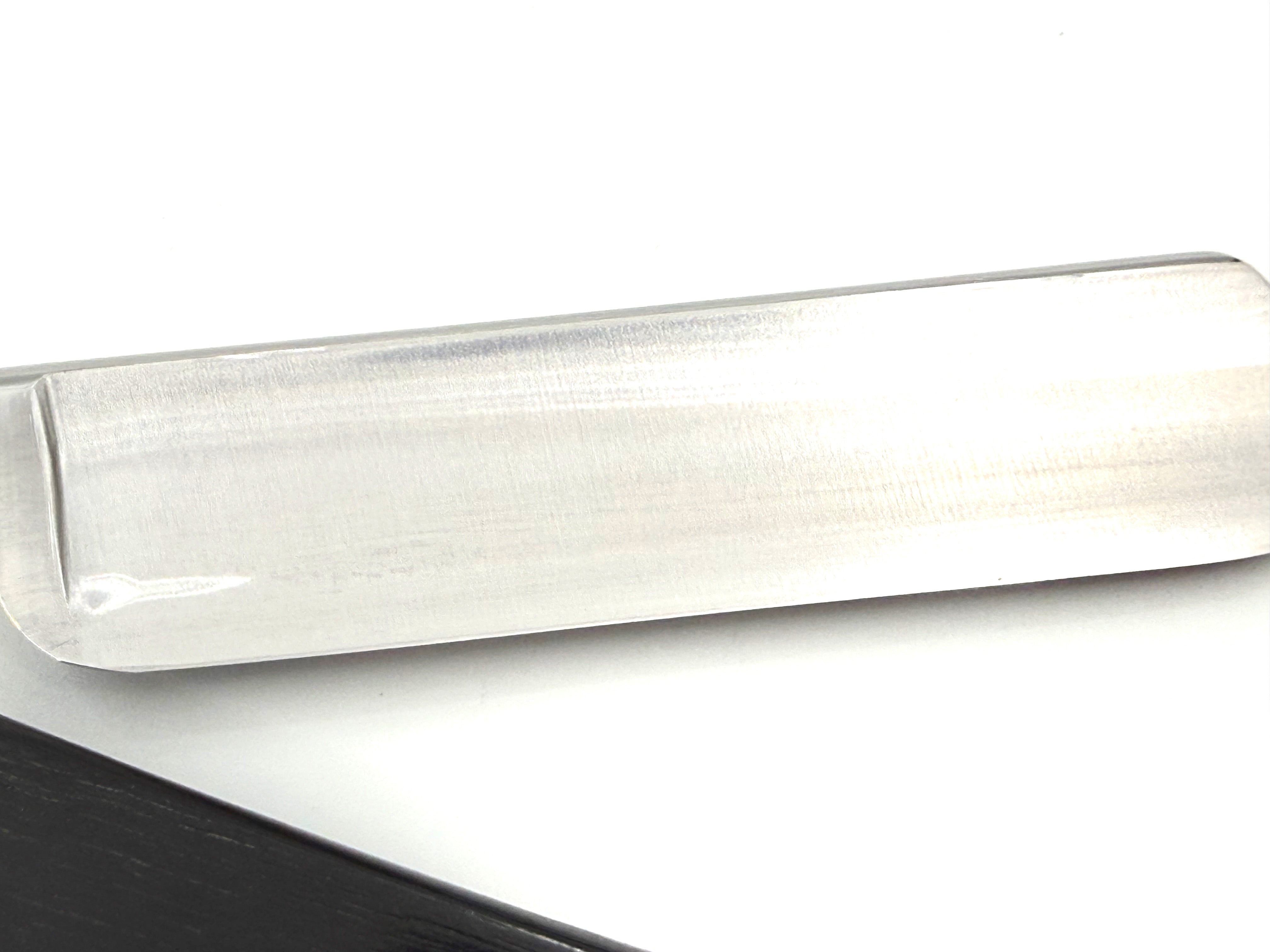 Dovo "Astrale" Ebony Handle 5/8 Full Hollow Round Tip Solingen Straight Razor