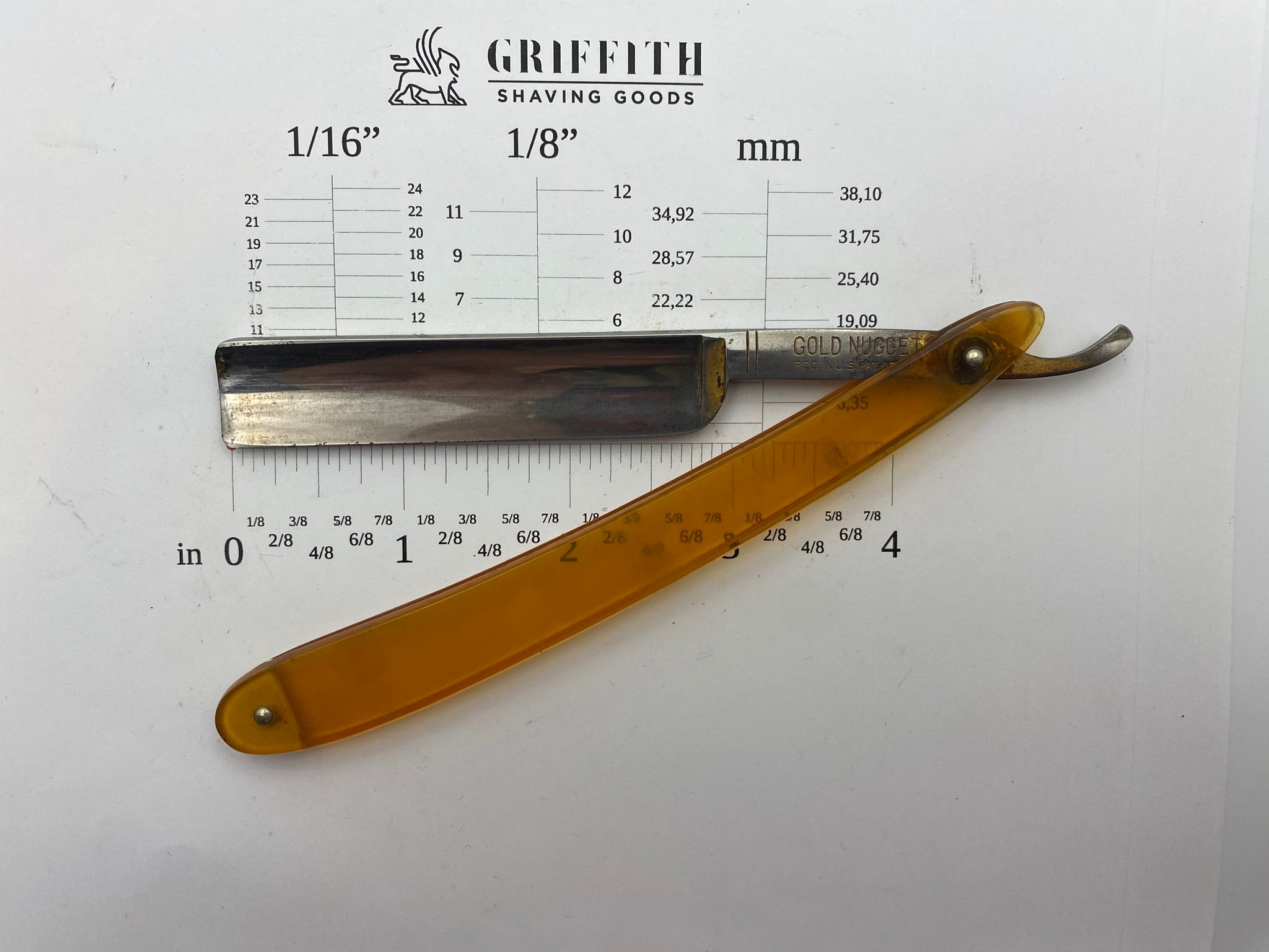 Vintage Success Sales Co. "Gold Nugget" Razor for Restoration