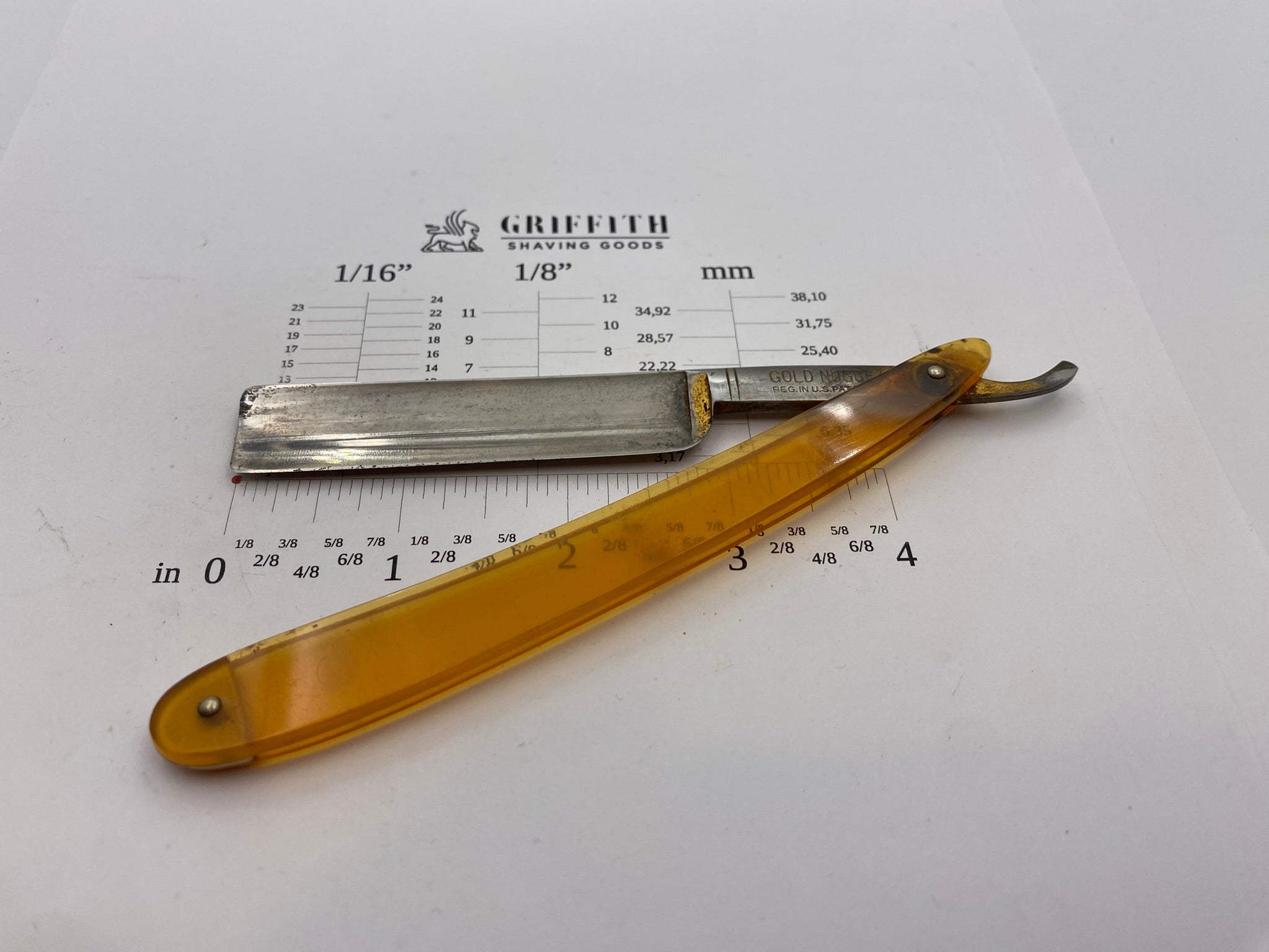 Vintage Success Sales Co. "Gold Nugget" Razor for Restoration