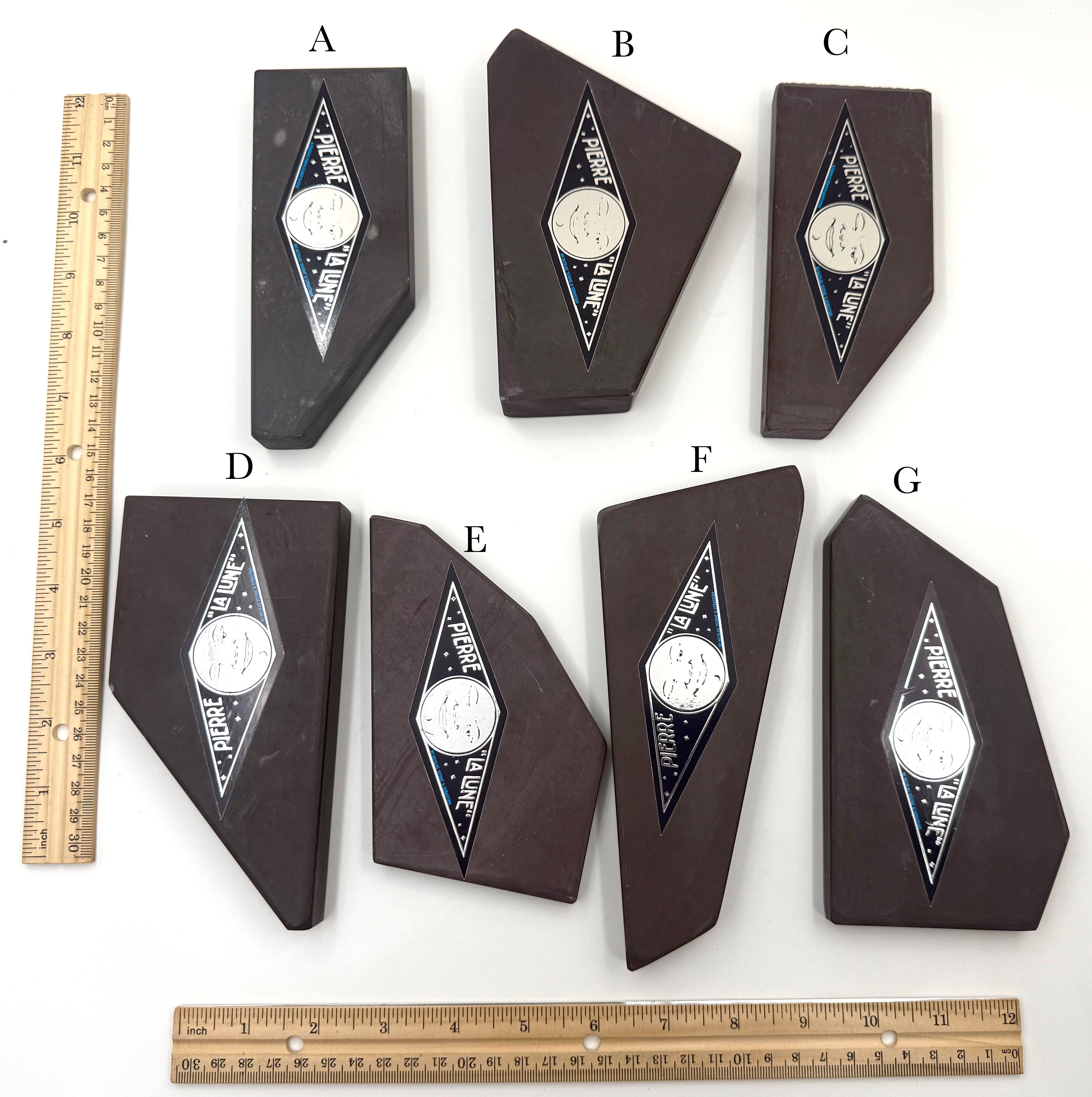 Pierre "La Lune" French Fine Finishing Razor Hone Sharpening Stone - LARGE SIZE Bouts - CHOOSE YOUR STONE