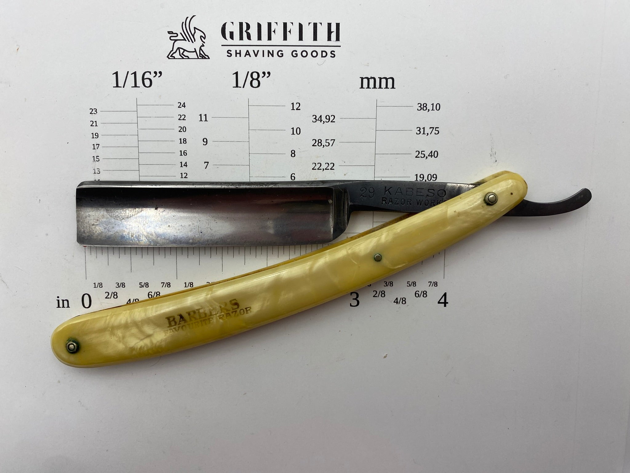 Vintage Becker "Kabeso" Solingen Razor for Restoration