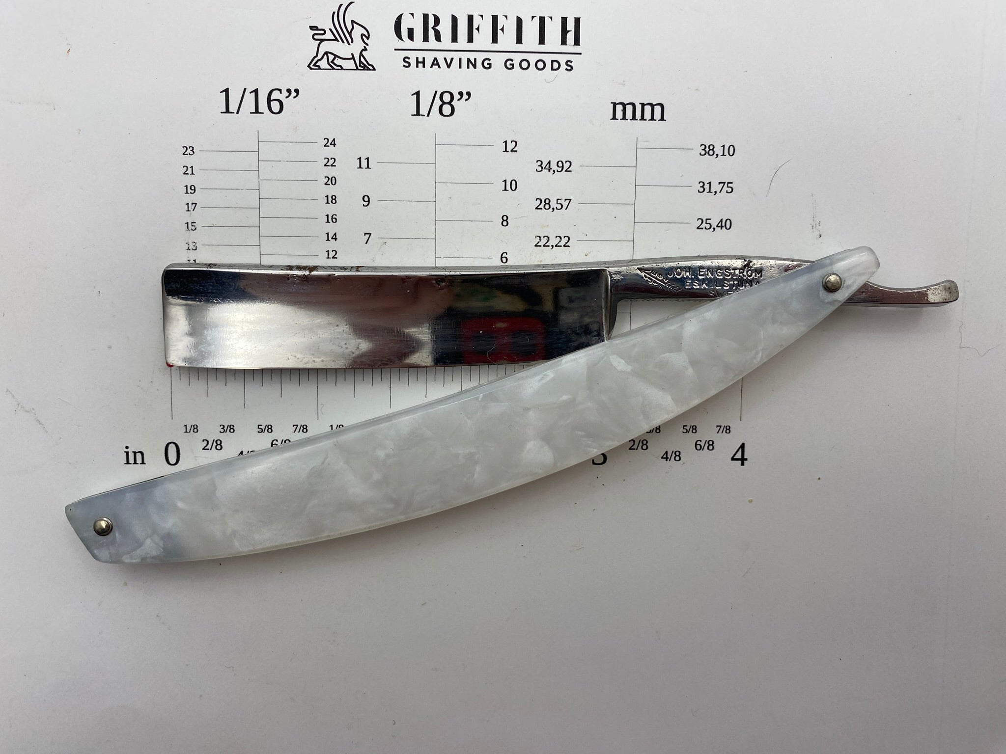 Vintage Joh. Engstrom Swedish Razor Custom Scales for Restoration