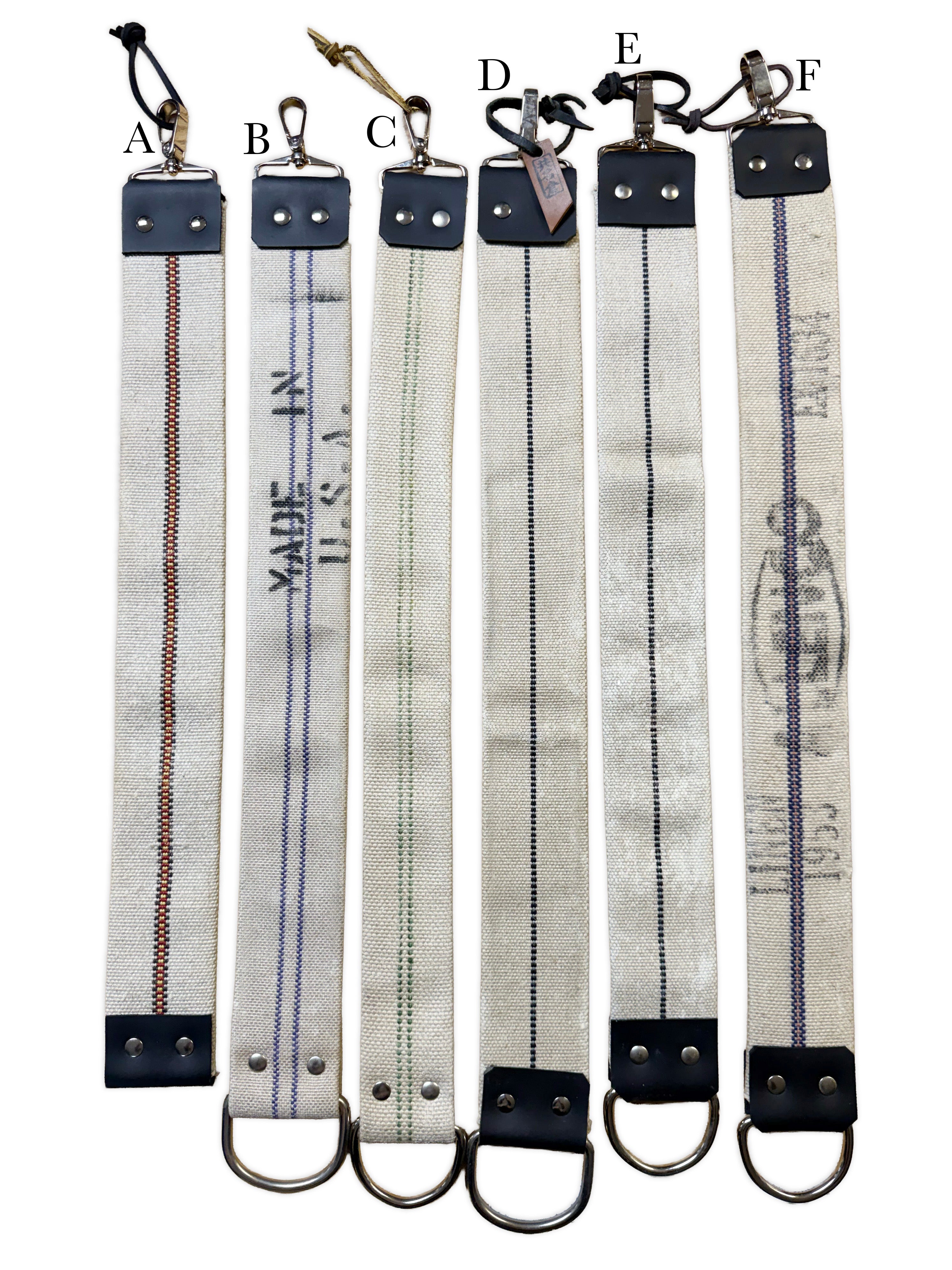 Flax Linen Firehose Razor Strops - Made in the USA