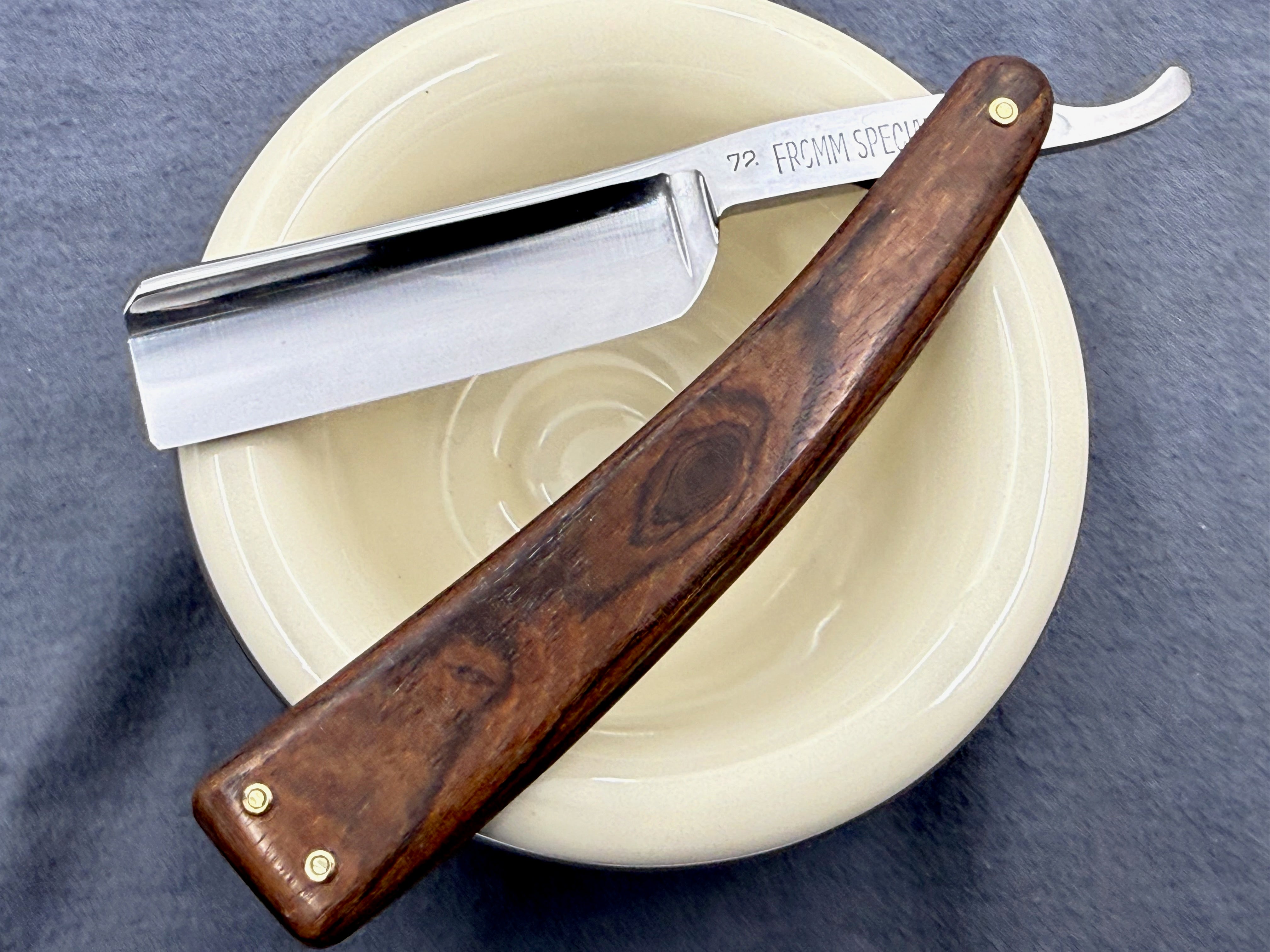 Otto Fromm "Fromm Special" 7/8 Full Hollow Blade - Restored Vintage Solingen Straight Razor - Shave Ready