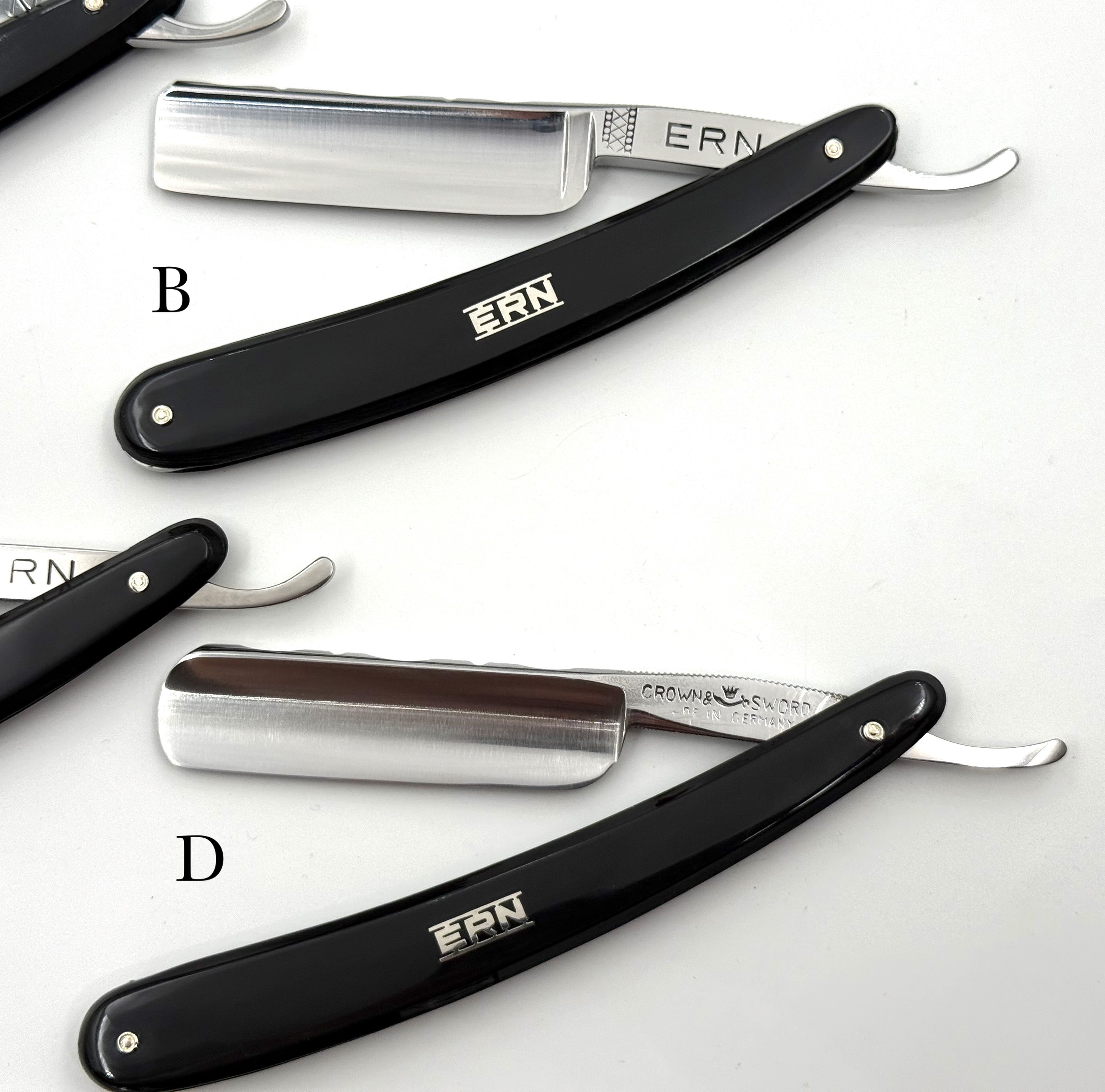 Carl Friedrich ERN - New Full Hollow 6/8 Solingen Straight Razors - CHOOSE YOUR RAZOR