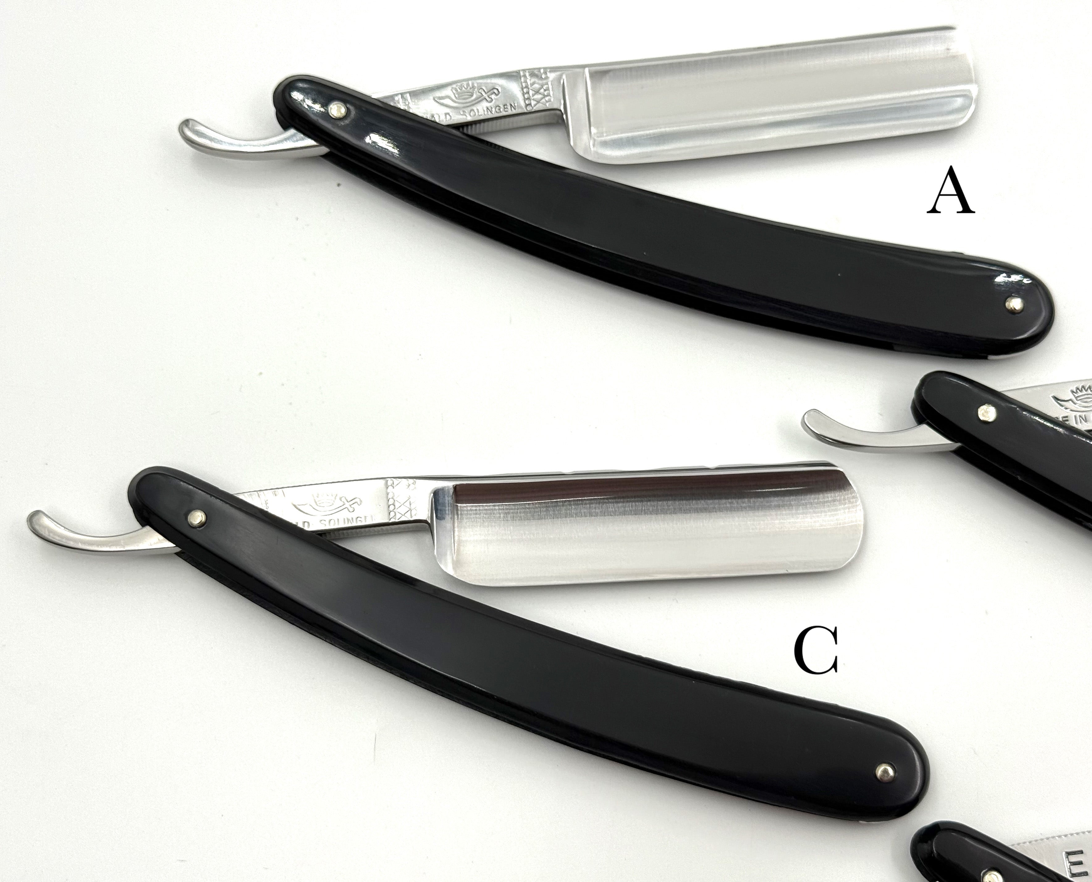 Carl Friedrich ERN - New Full Hollow 6/8 Solingen Straight Razors - CHOOSE YOUR RAZOR