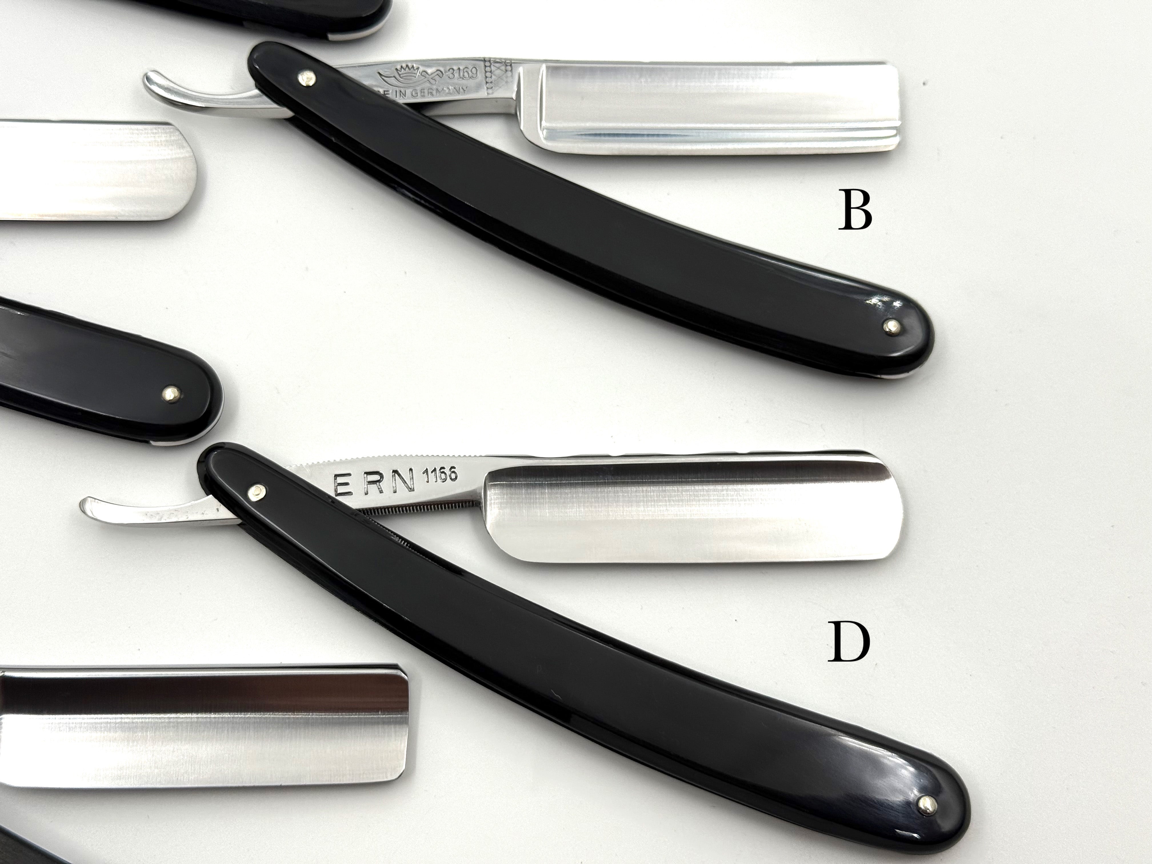 Carl Friedrich ERN - New Full Hollow 6/8 Solingen Straight Razors - CHOOSE YOUR RAZOR