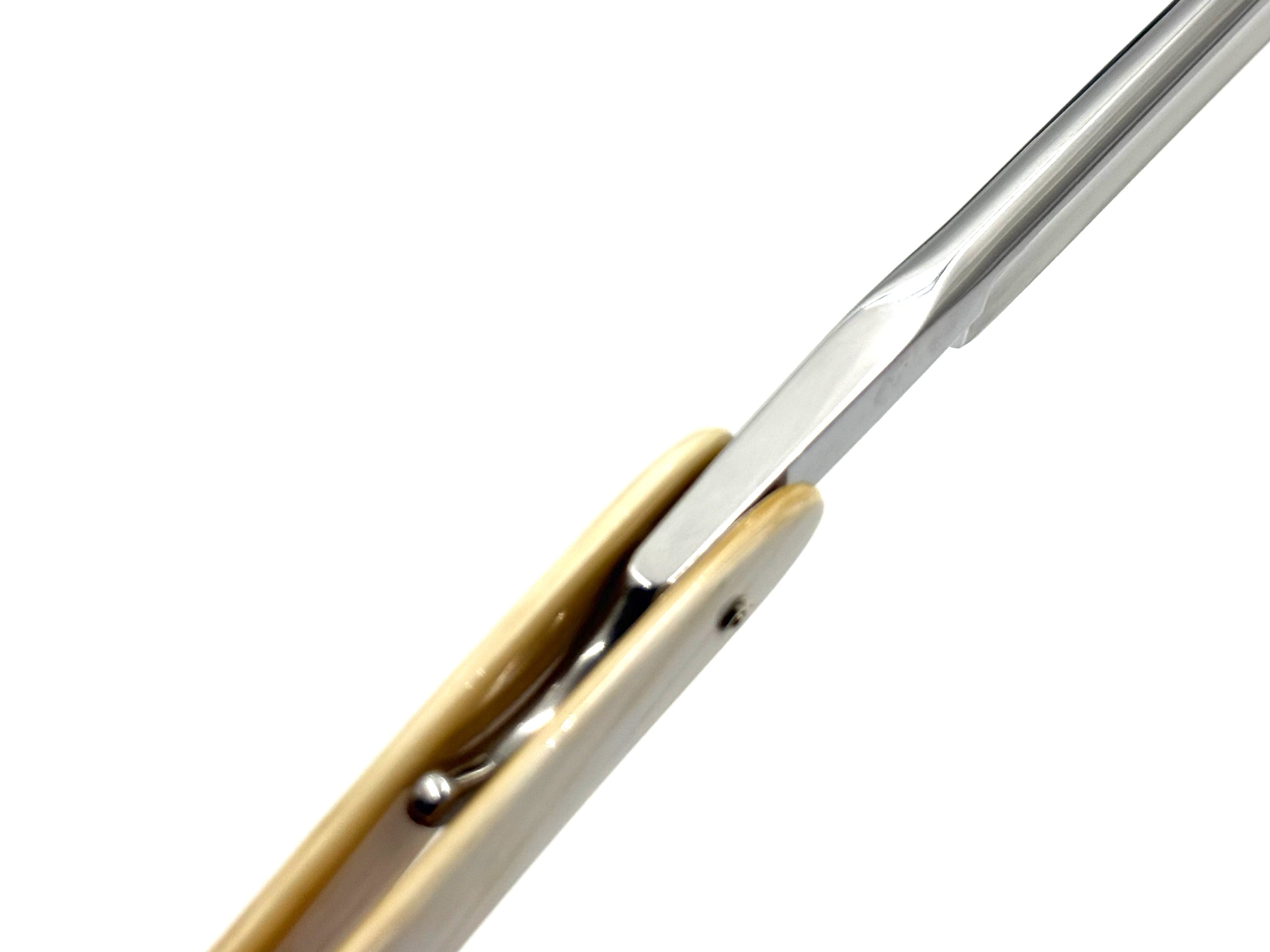 Ralf Aust 7/8 Blade with Square Tip & Horn Scales Full Hollow Solingen Straight Razor