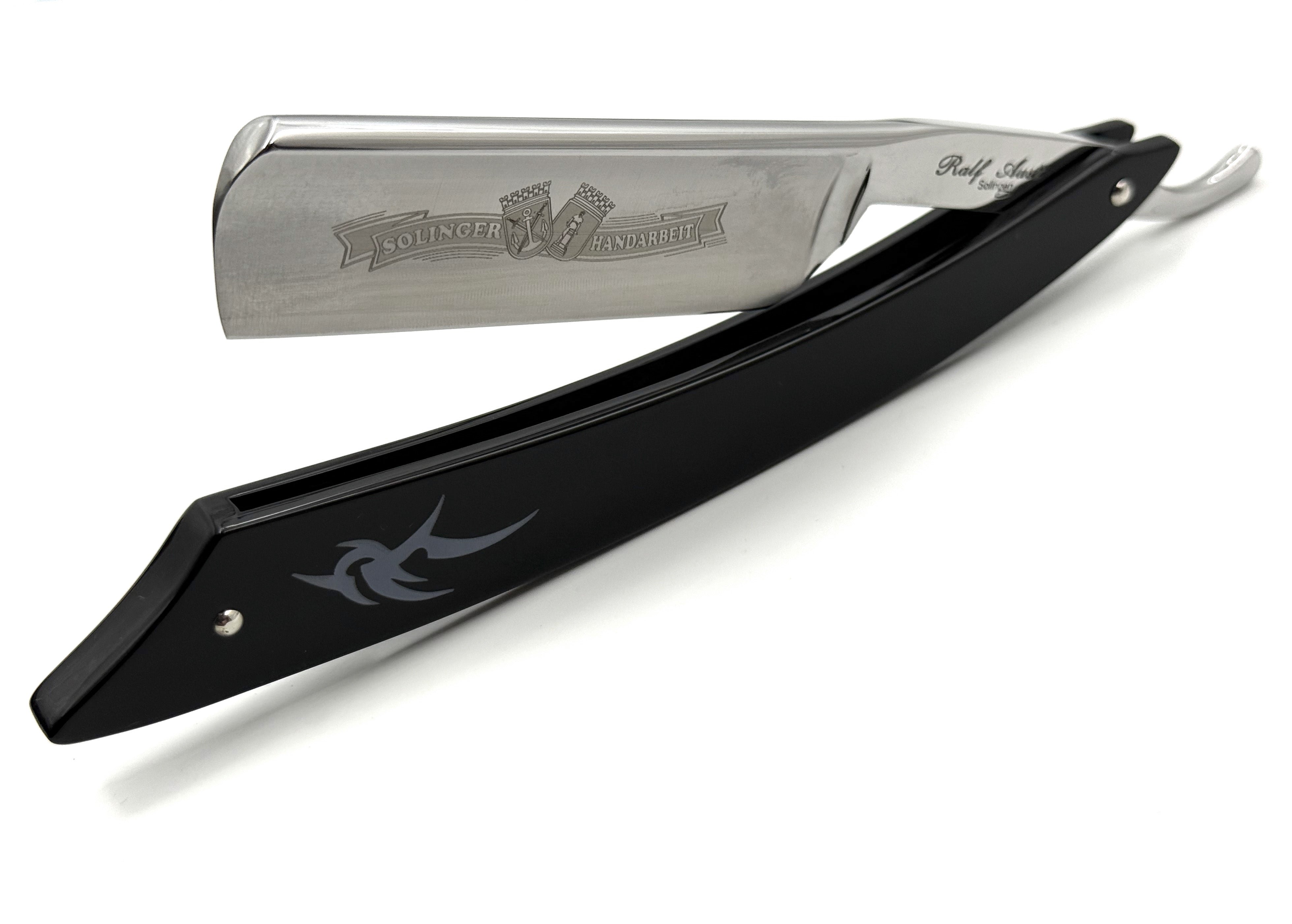 Ralf Aust 7/8 Blade with Round Tip & Acrylic Scales Full Hollow Solingen Straight Razor