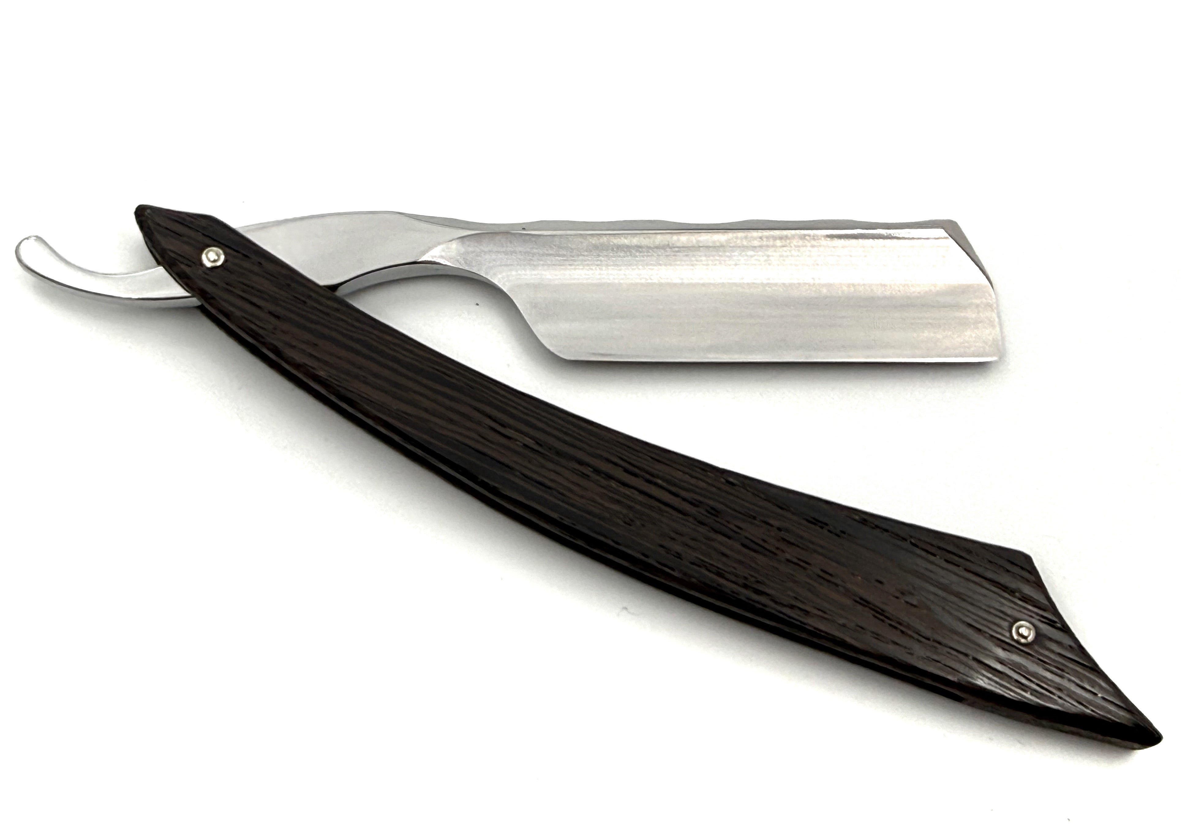Ralf Aust 6/8 Blade with American Tip & Wenge Scales Full Hollow Solingen Straight Razor