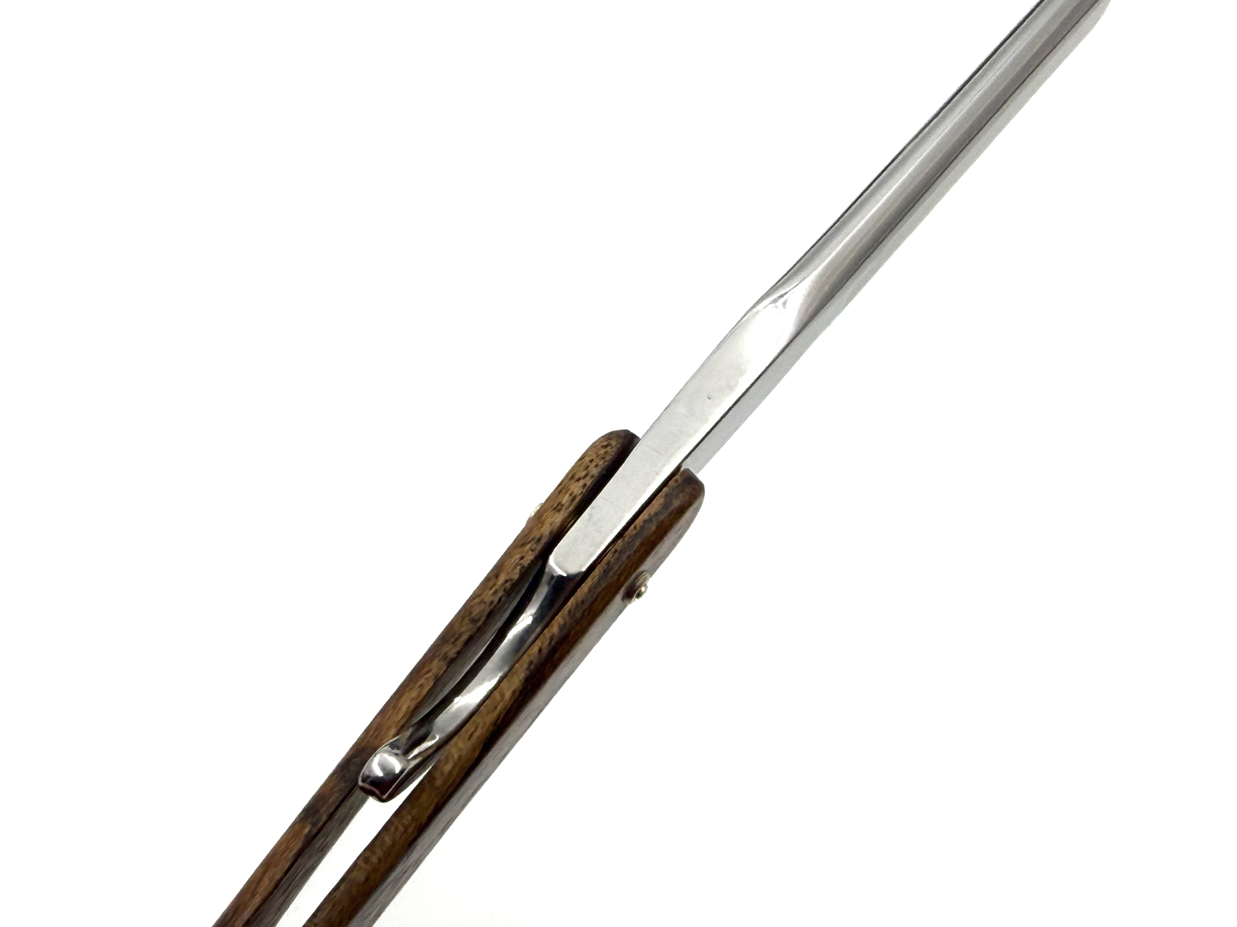 Ralf Aust 5/8 Blade with Spanish Tip & Blackwood Scales Full Hollow Solingen Straight Razor