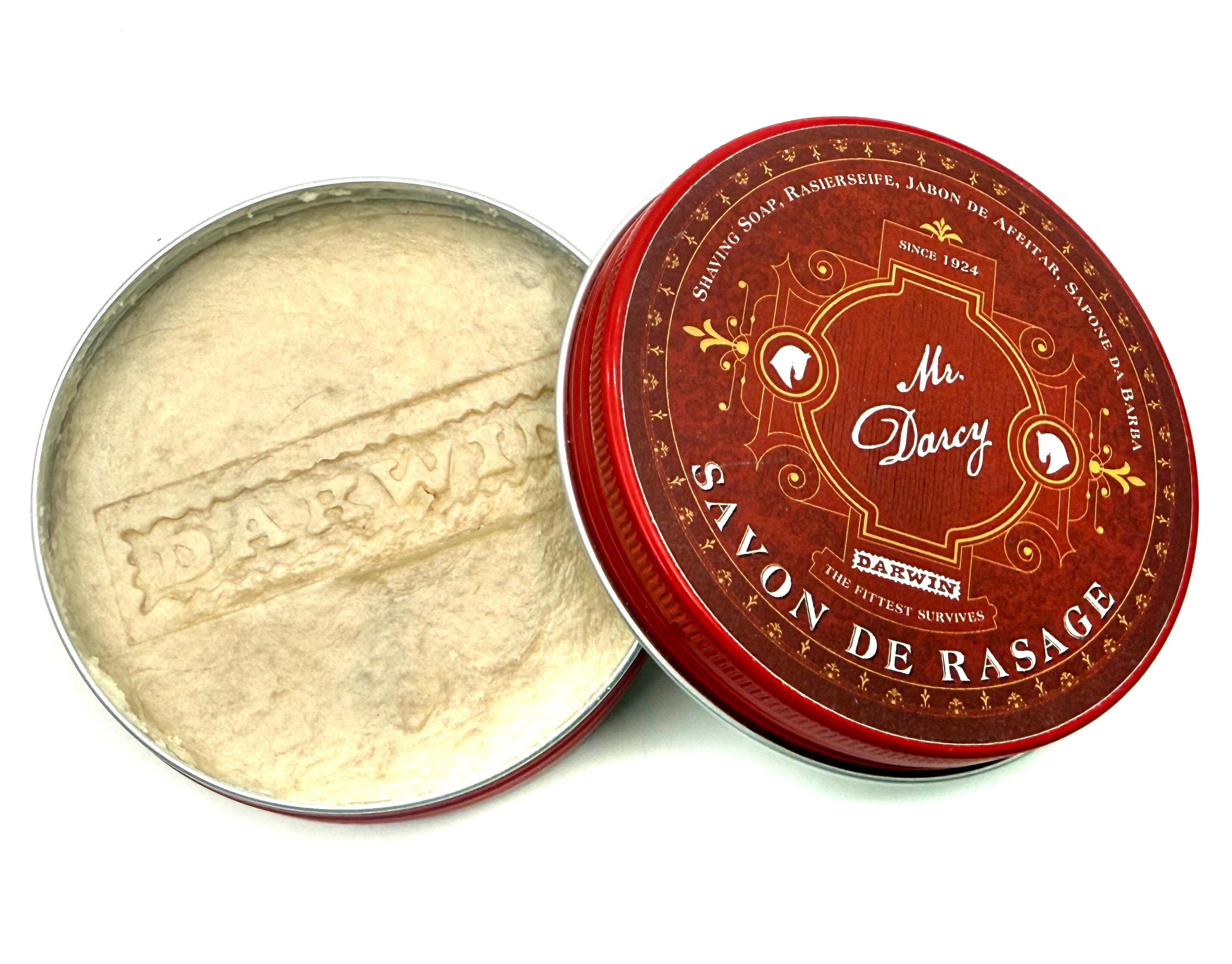 Darwin "Mr. Darcy" Artisan Shaving Soap in Tin 100g (3.5oz)