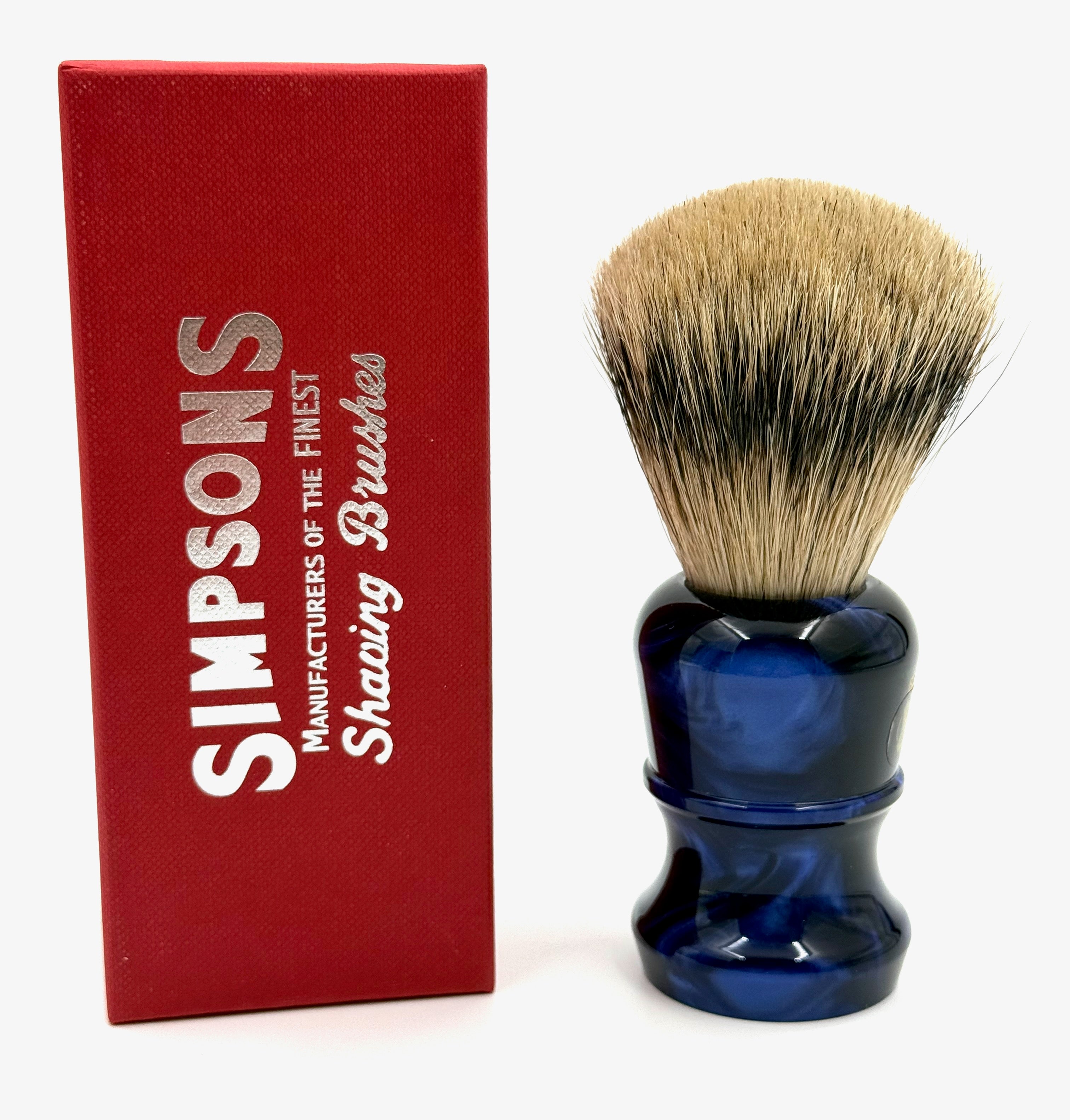 Limited Edition Simpsons 59 Best Badger Shaving Brush - Sapphire