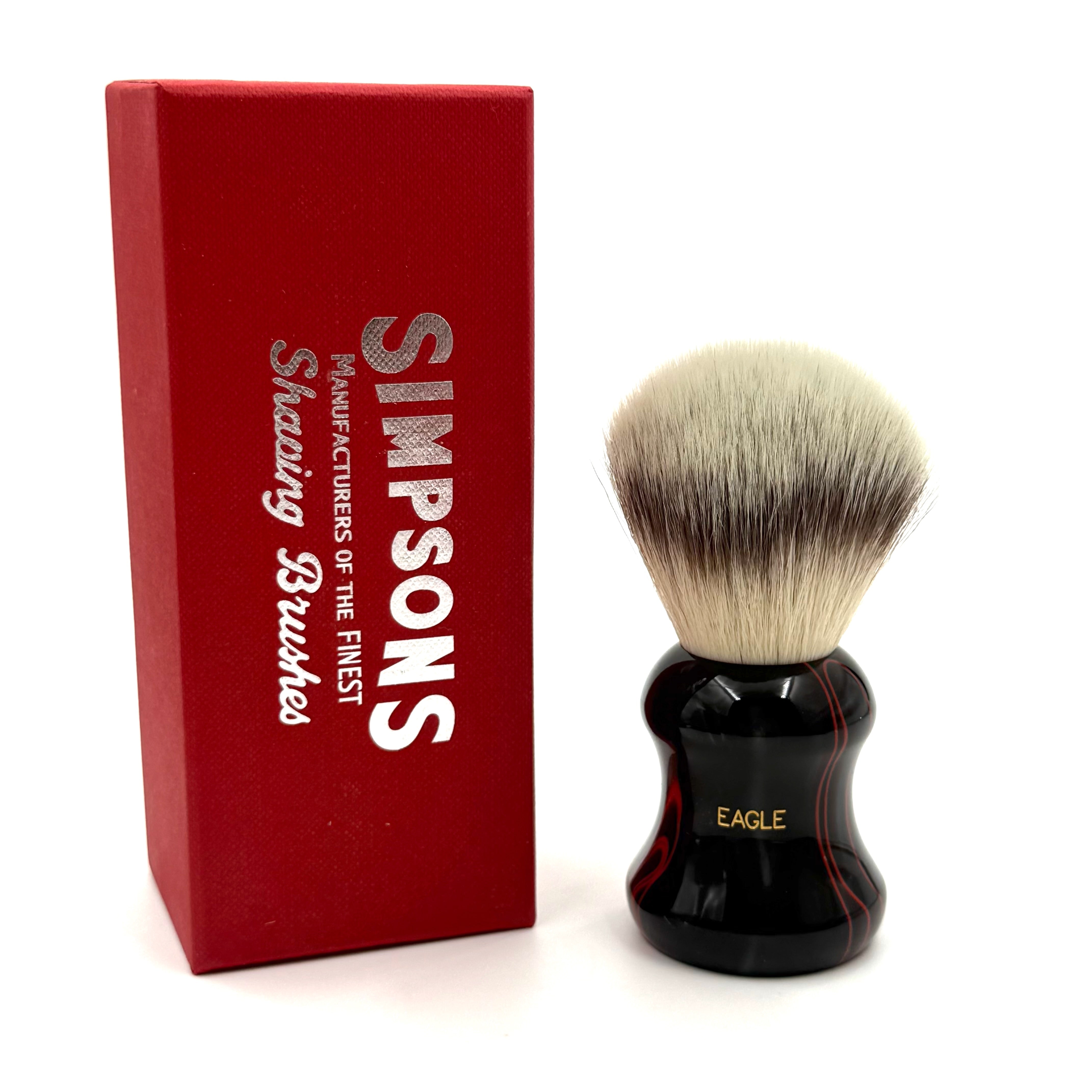 Limited Edition Eagle 3 Platinum Synthetic Shaving Brush - Black Magic