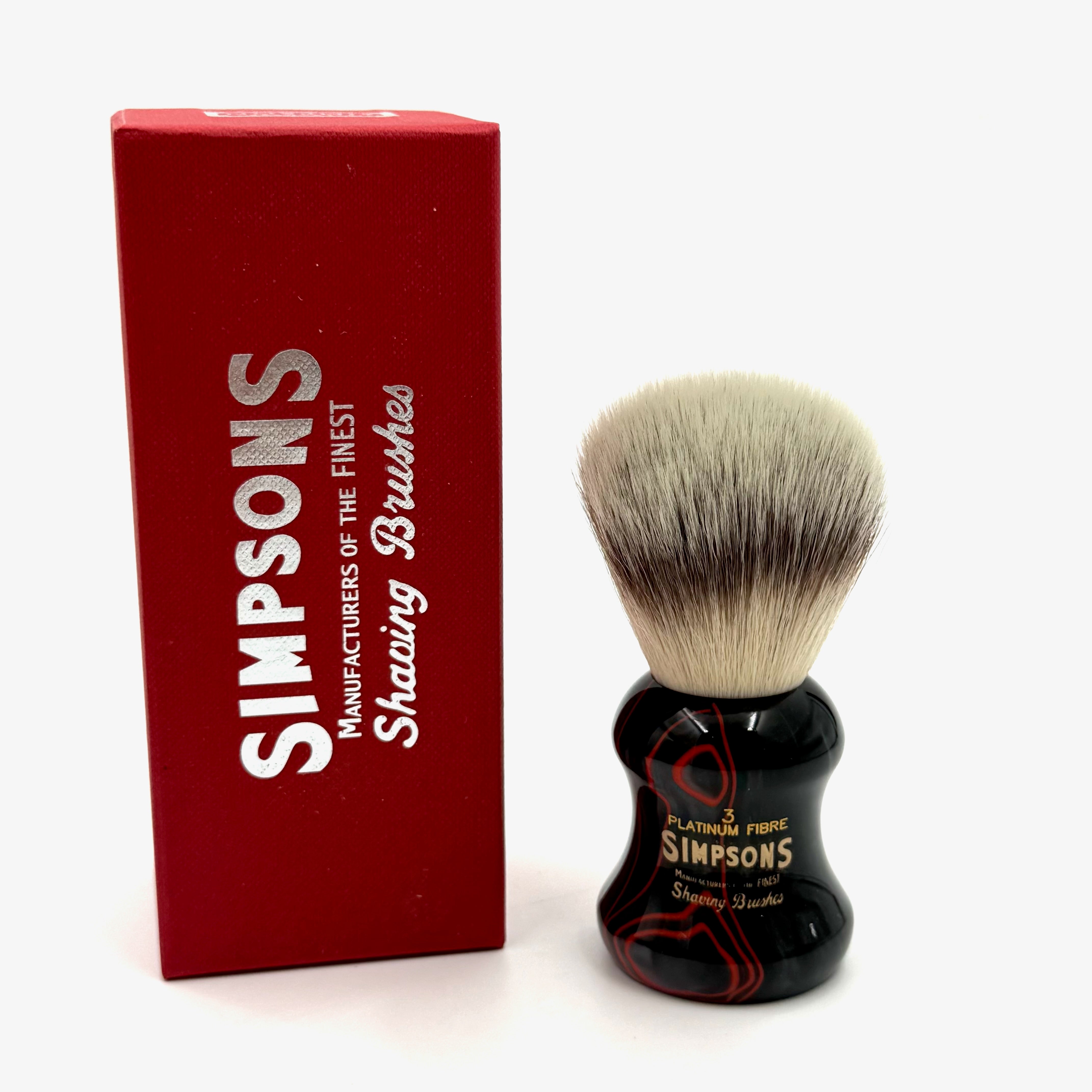 Limited Edition Eagle 3 Platinum Synthetic Shaving Brush - Black Magic
