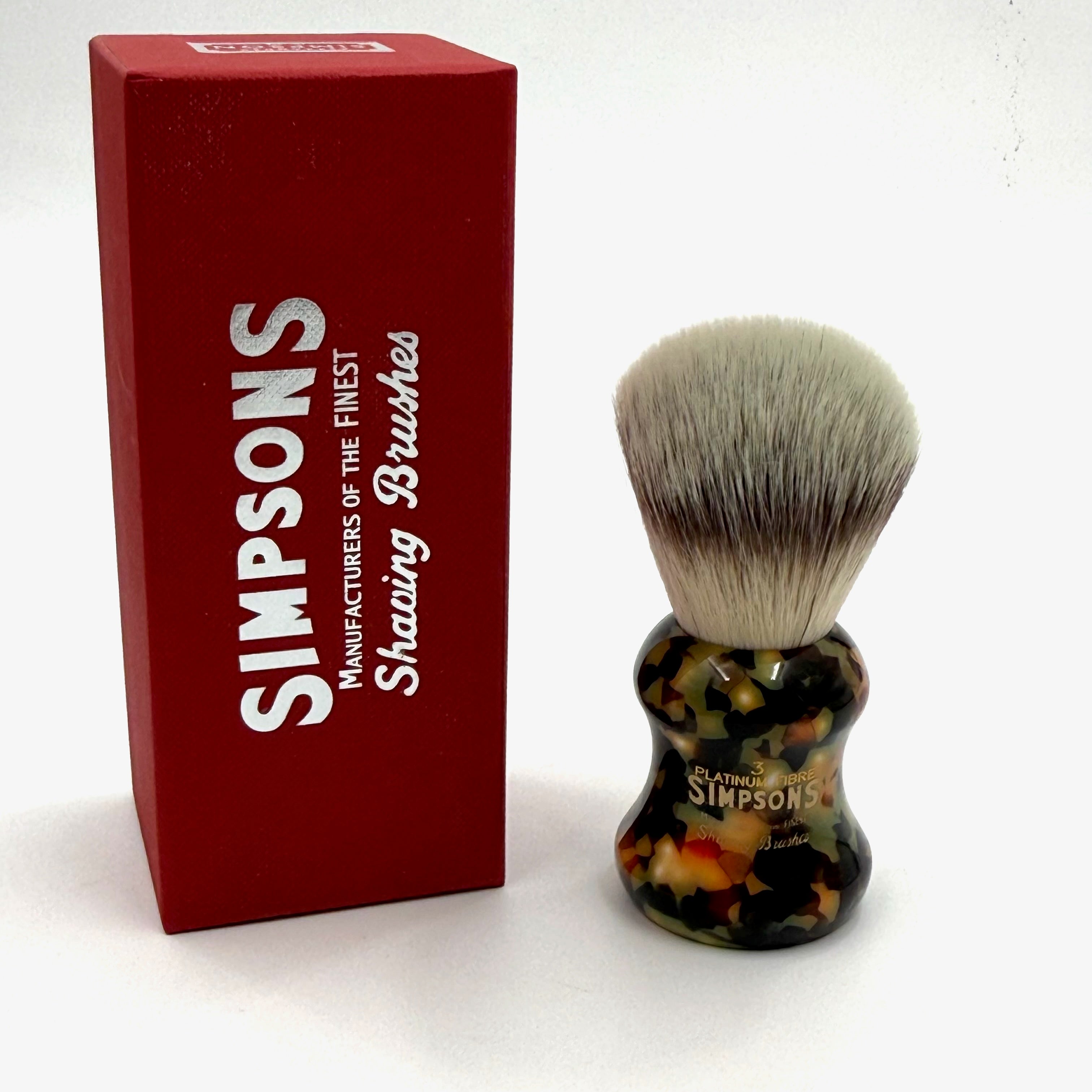 Limited Edition Eagle 3 Platinum Synthetic Shaving Brush - Autumn Falls