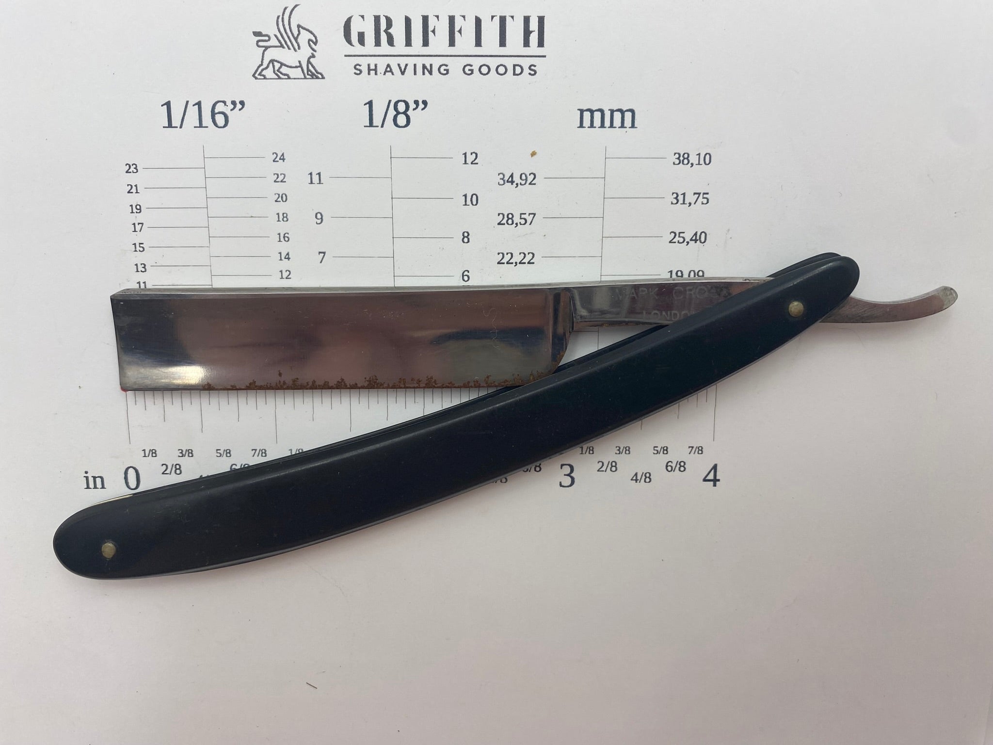 Vintage Mark Cross London Razor for Restoration