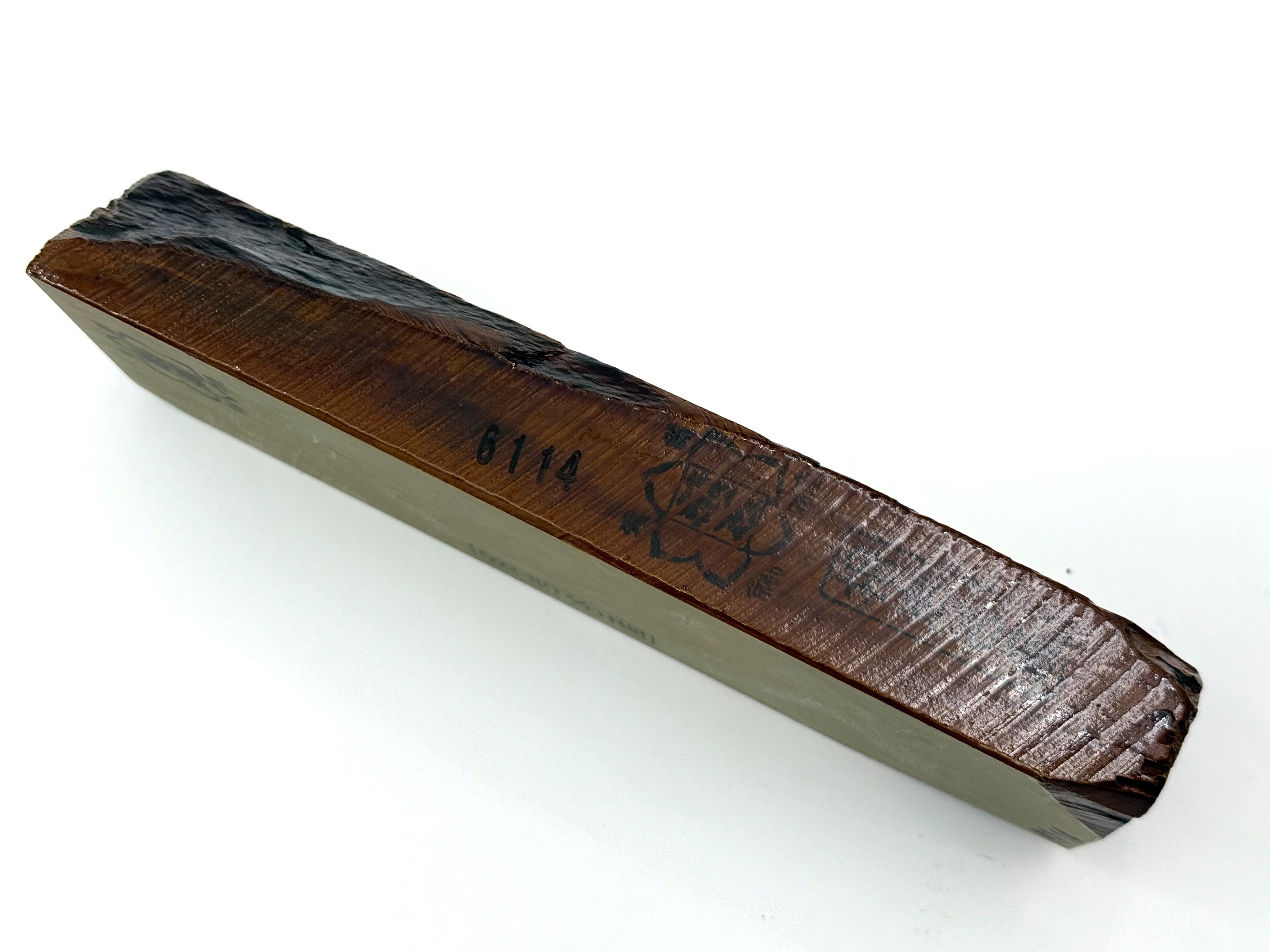 Aiiwatani Asagi Nashiji Suminagashi Japanese Natural Finishing Whetstone