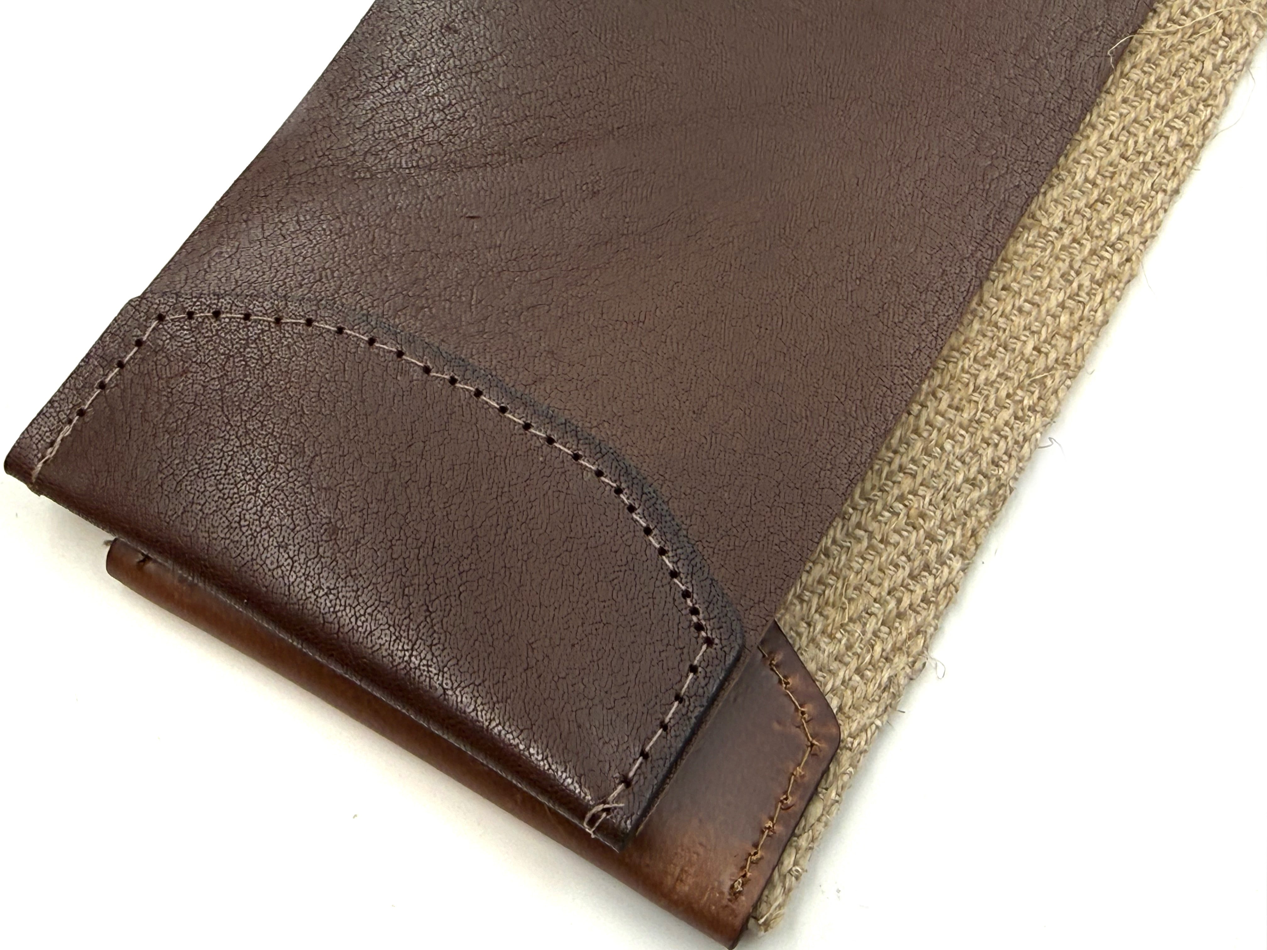 Griffith Shaving Goods Kangaroo Hide & Flax Linen - 3 Inch Wide x 24" Long - Barber Style Razor Strop