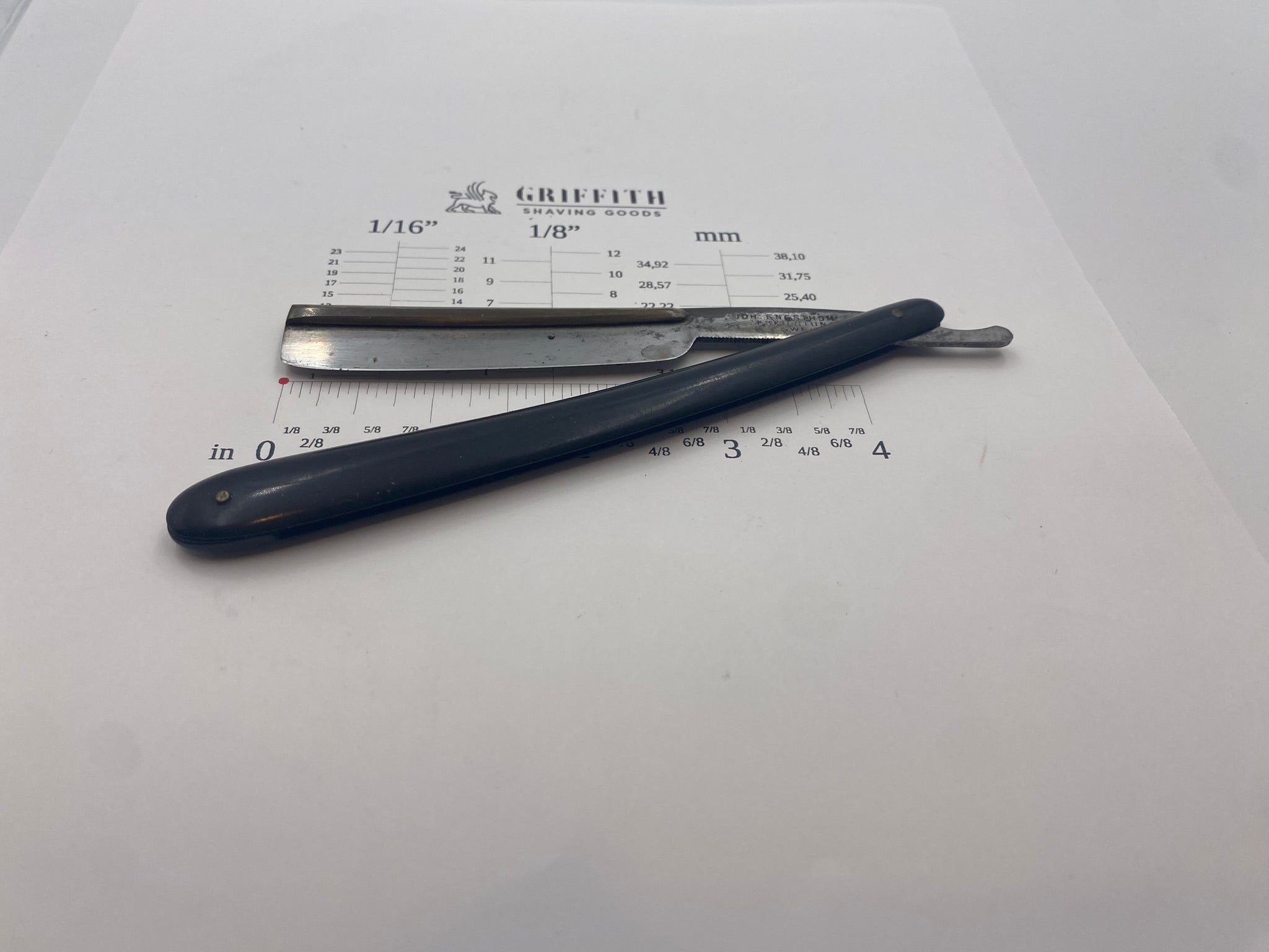 Vintage Joh. Engstrom Frameback Swedish Razor for Restoration