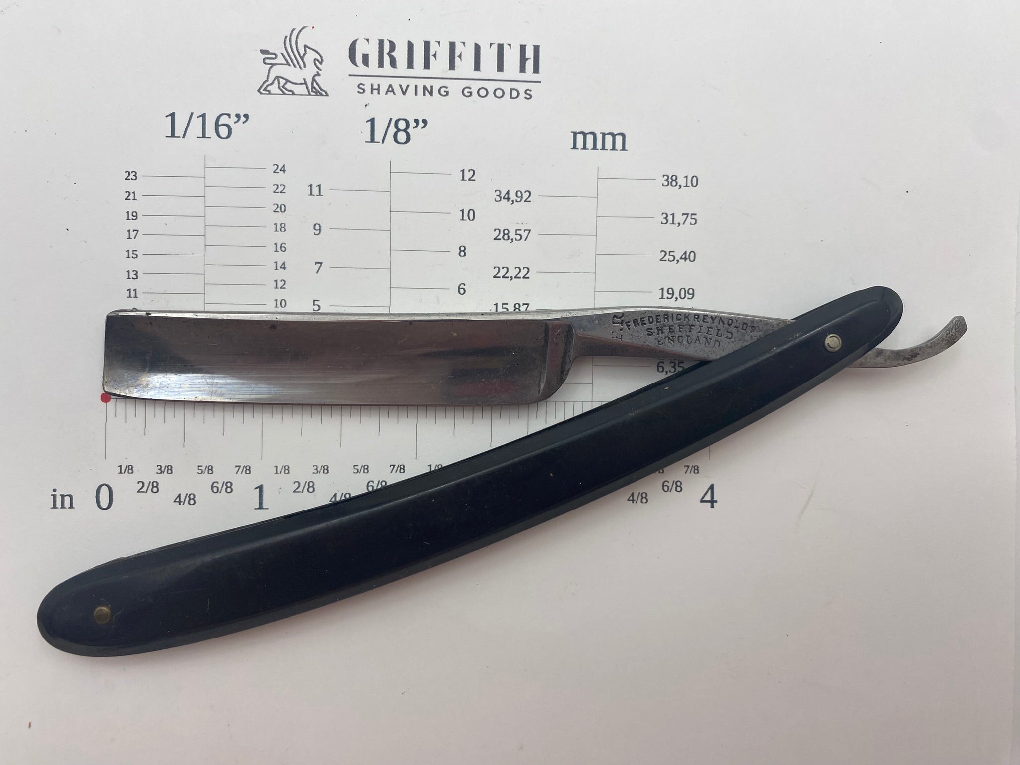 Vintage Frederick Reynolds Sheffield Razor for Restoration