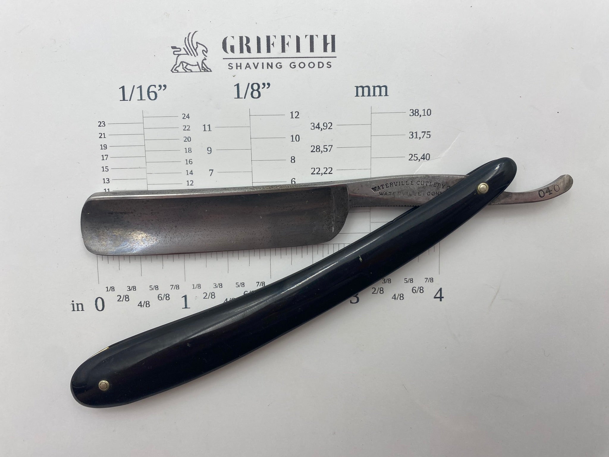 Vintage Waterville Cutlery Co. American Razor for Restoration