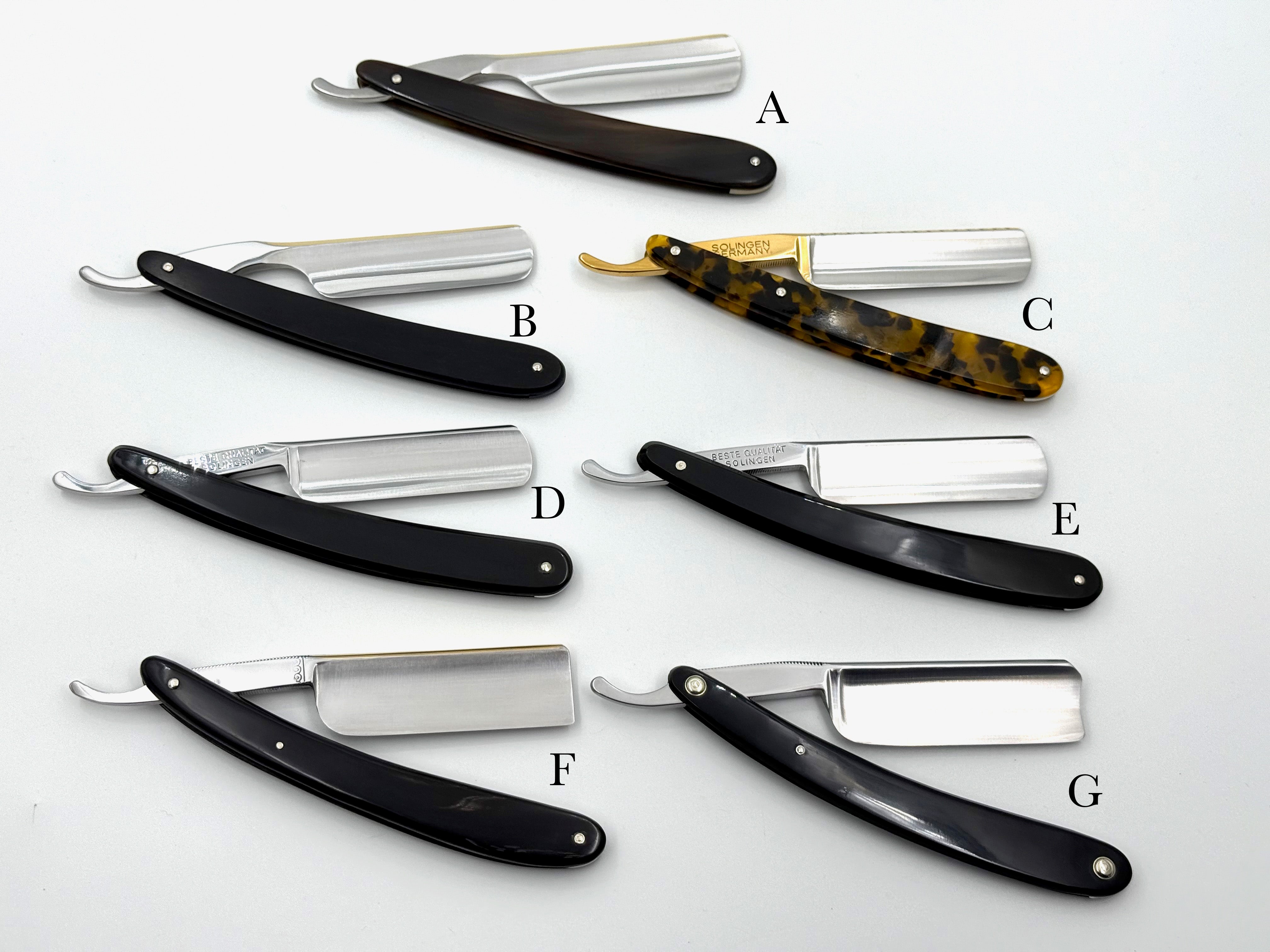 Werner Breidenbach - New 6/8-8/8 Solingen Straight Razors - CHOOSE YOUR RAZOR