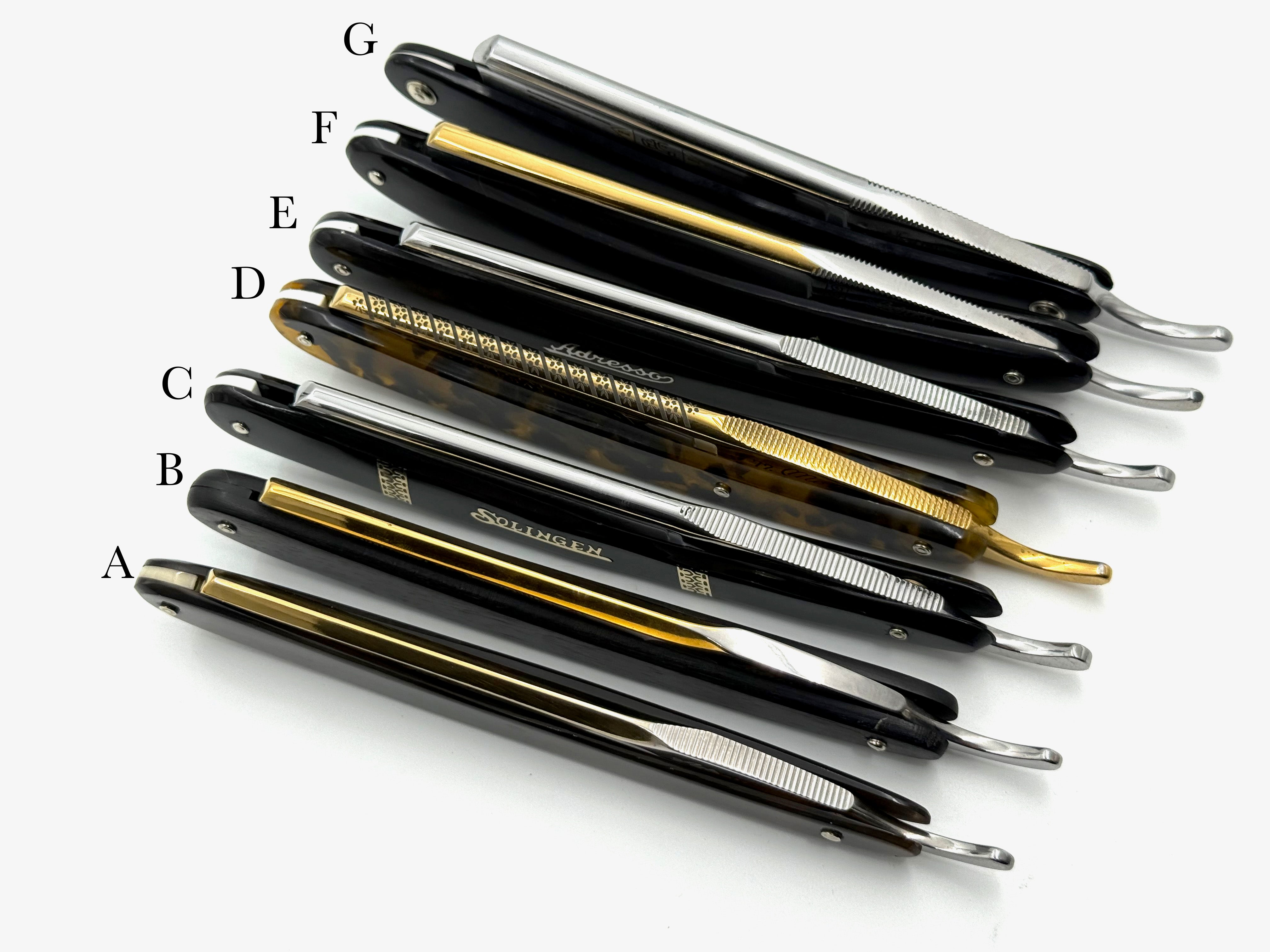 Werner Breidenbach - New 6/8-8/8 Solingen Straight Razors - CHOOSE YOUR RAZOR