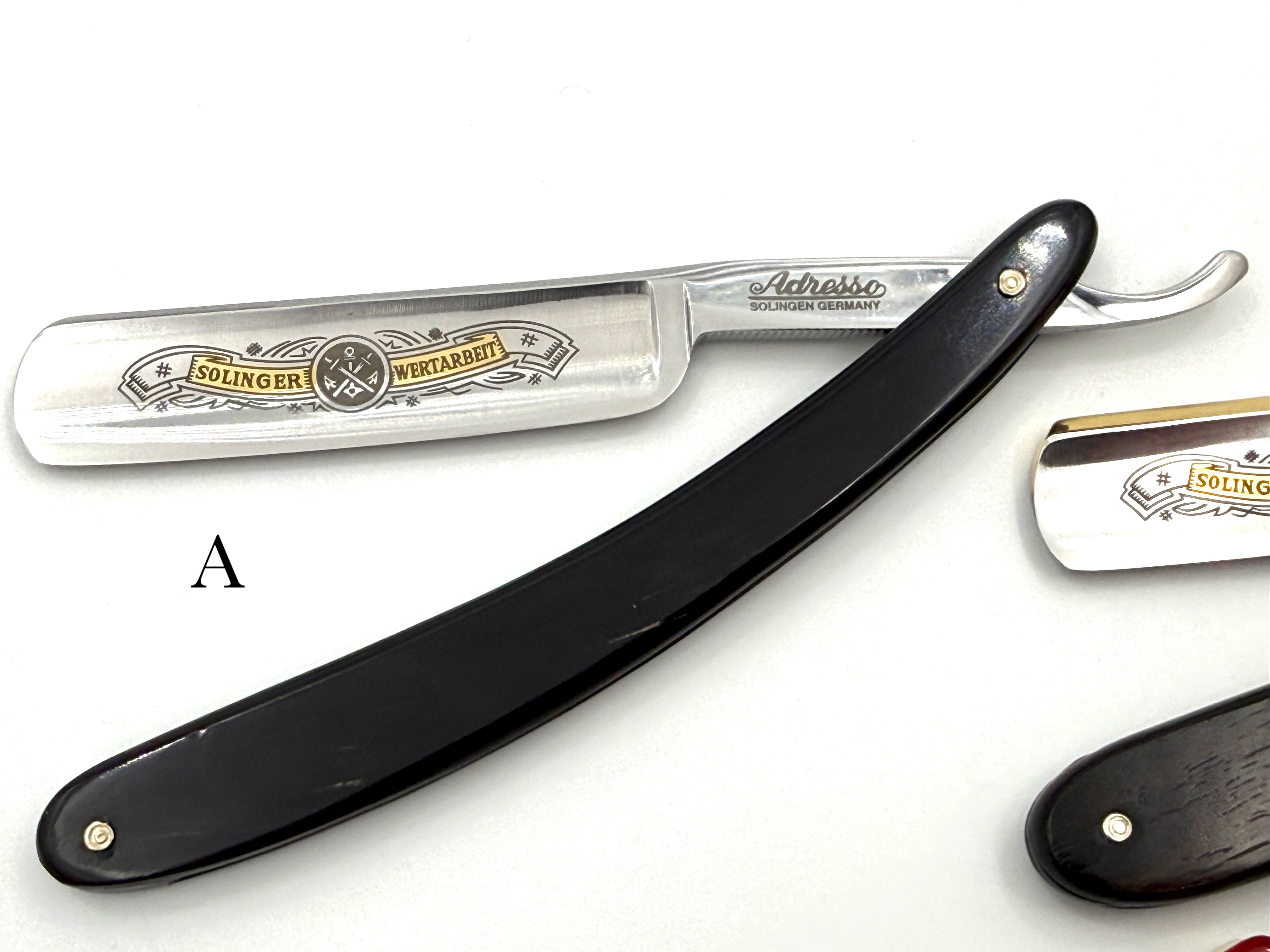 Werner Breidenbach - New 5/8-6/8 Solingen Straight Razors - CHOOSE YOUR RAZOR