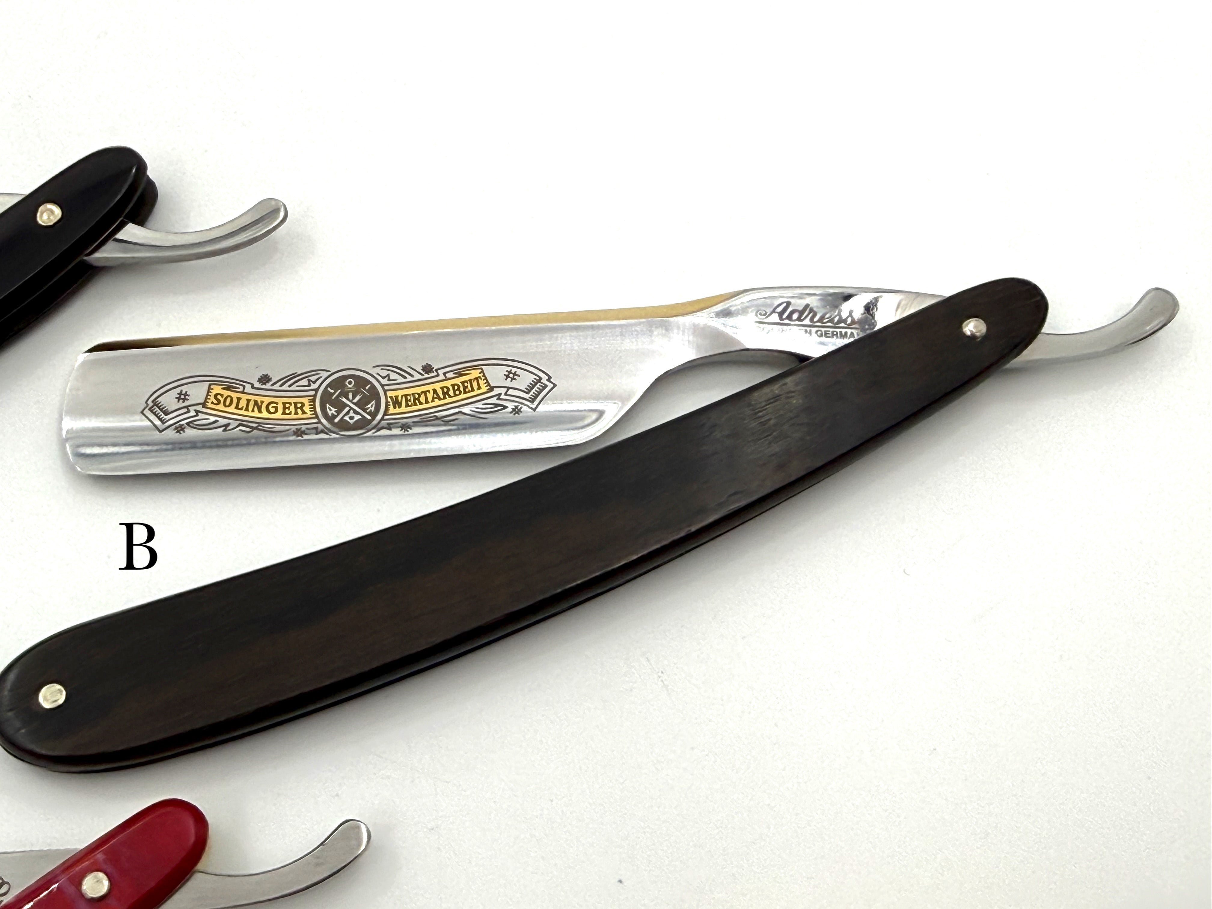 Werner Breidenbach - New 5/8-6/8 Solingen Straight Razors - CHOOSE YOUR RAZOR