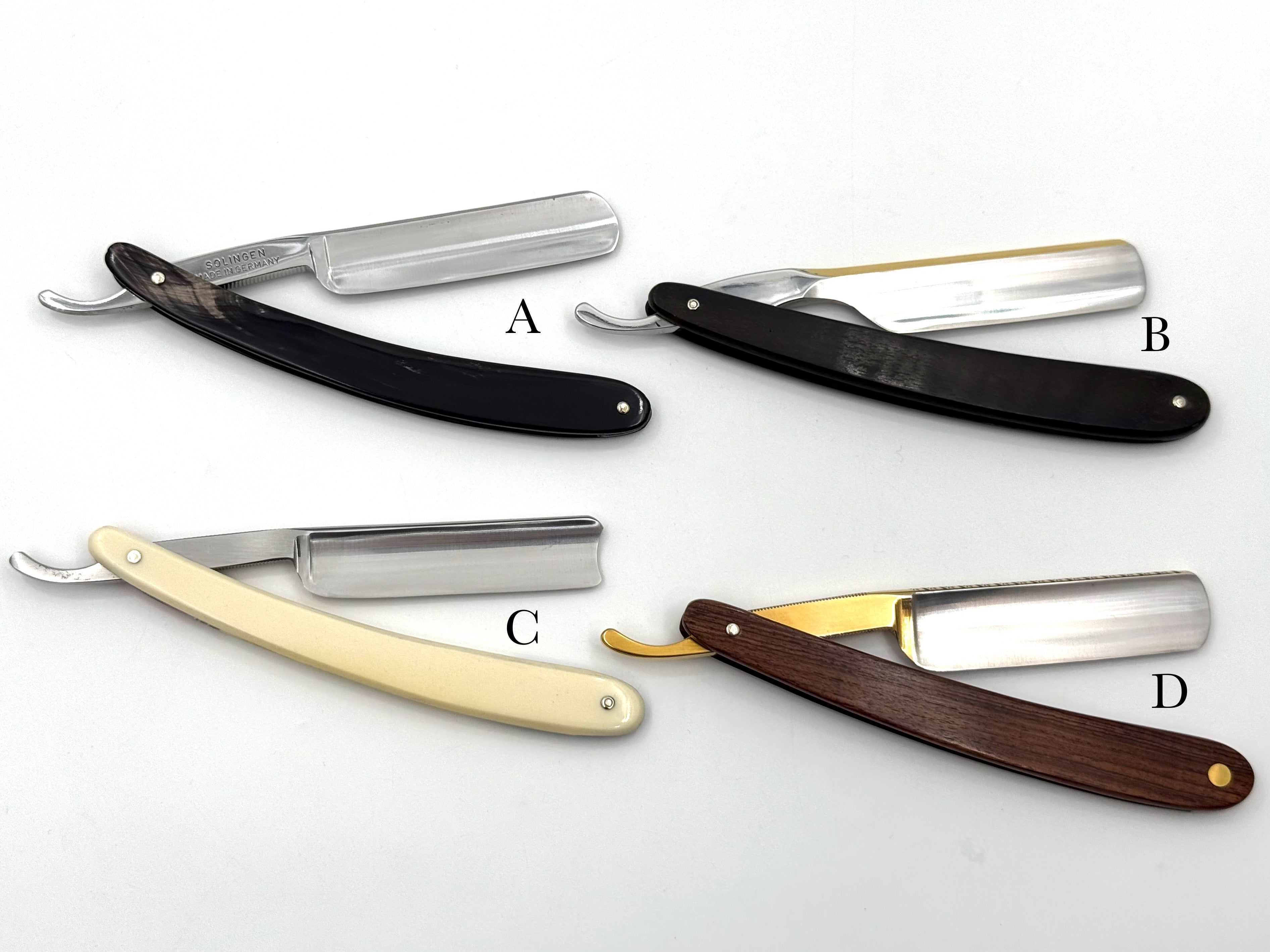 Werner Breidenbach - New 5/8-6/8 Solingen Straight Razors - CHOOSE YOUR RAZOR