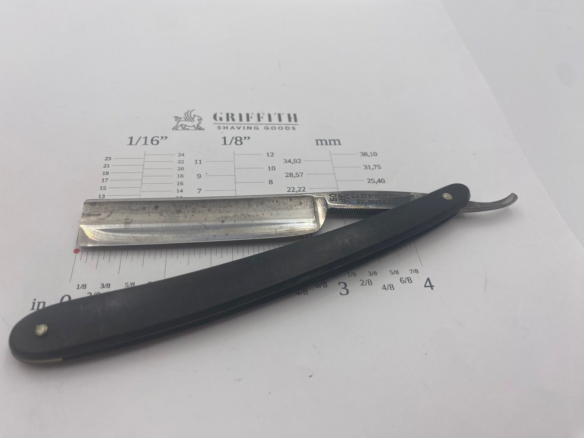 Vintage Henckels No. 50 German Razor for Restoration