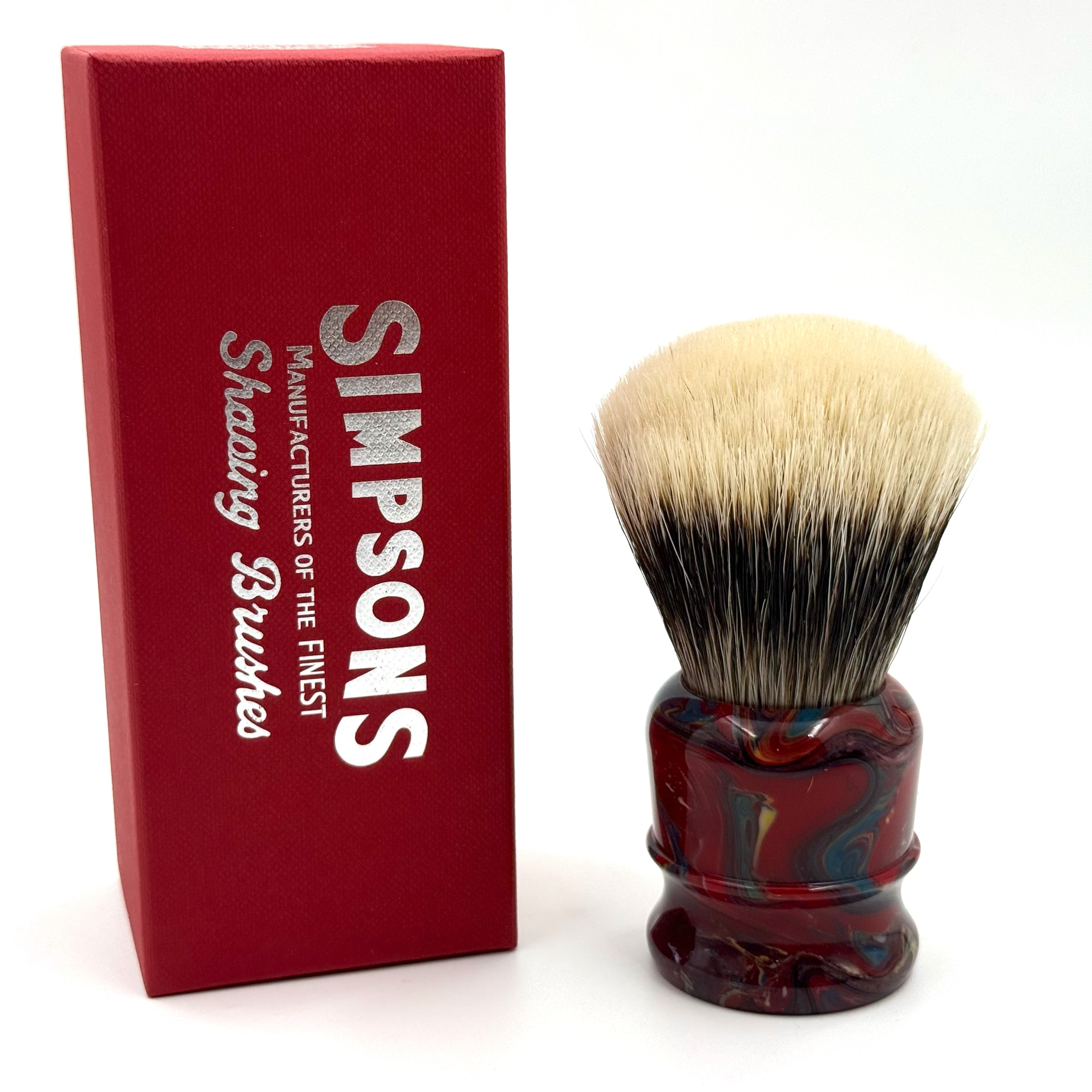 Limited Edition Simpson Chubby CH2 Manchurian Badger Shaving Brush - Triton