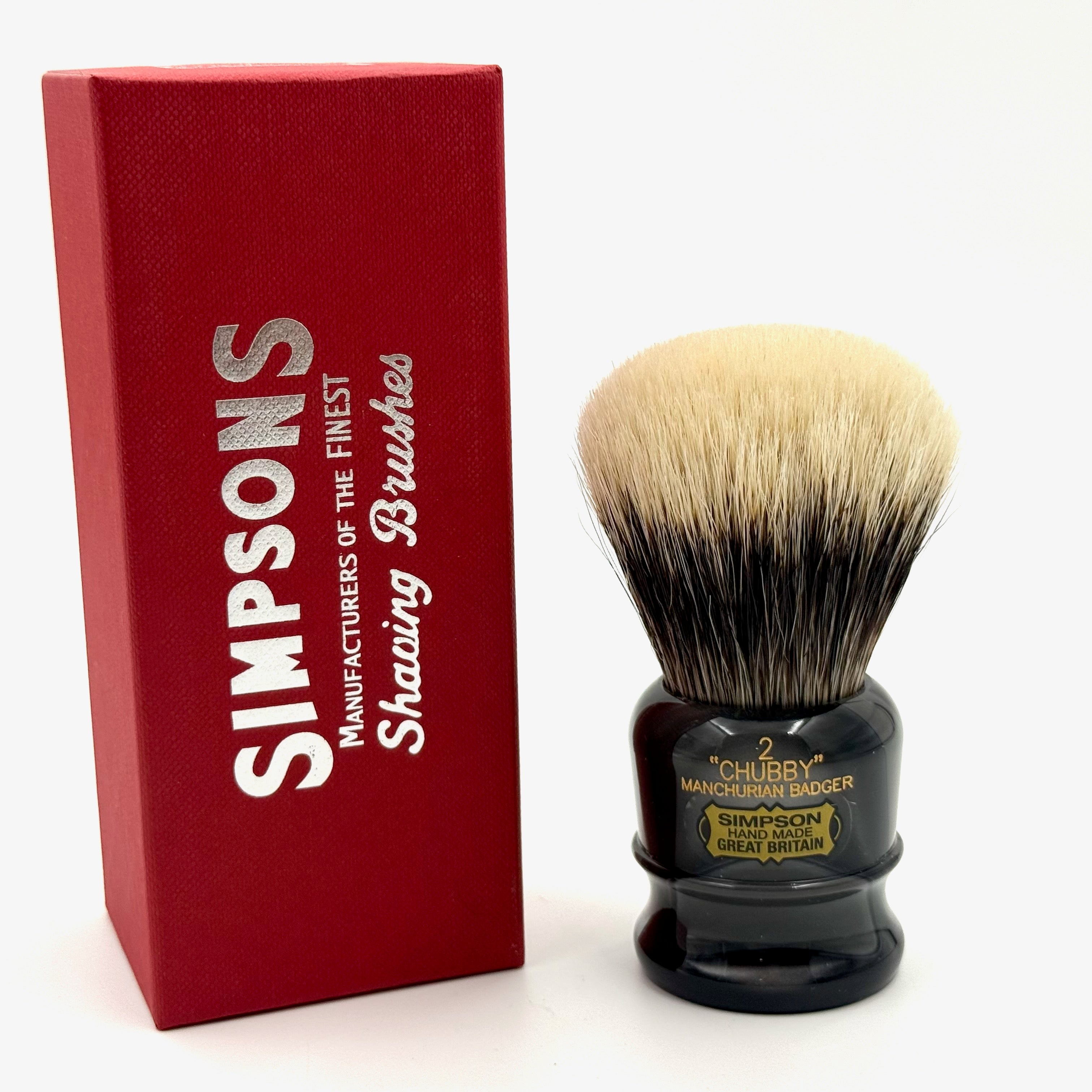 Limited Edition Simpson Chubby CH2 Manchurian Badger Shaving Brush - Luna