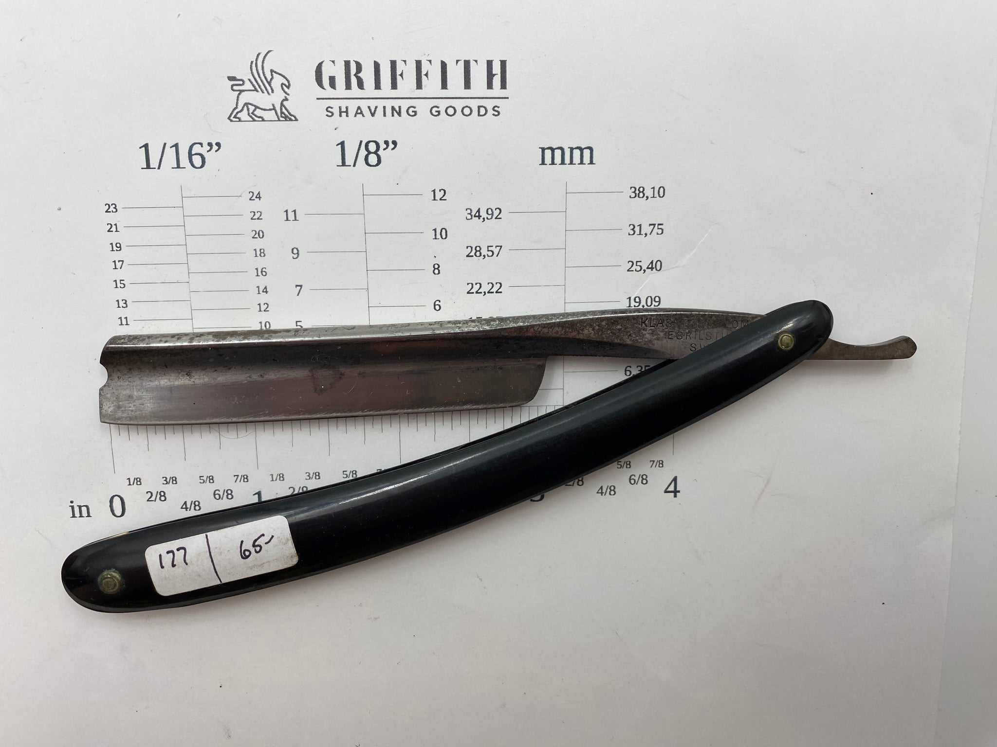 Vintage Klas Tornblom Swedish Razor for Restoration