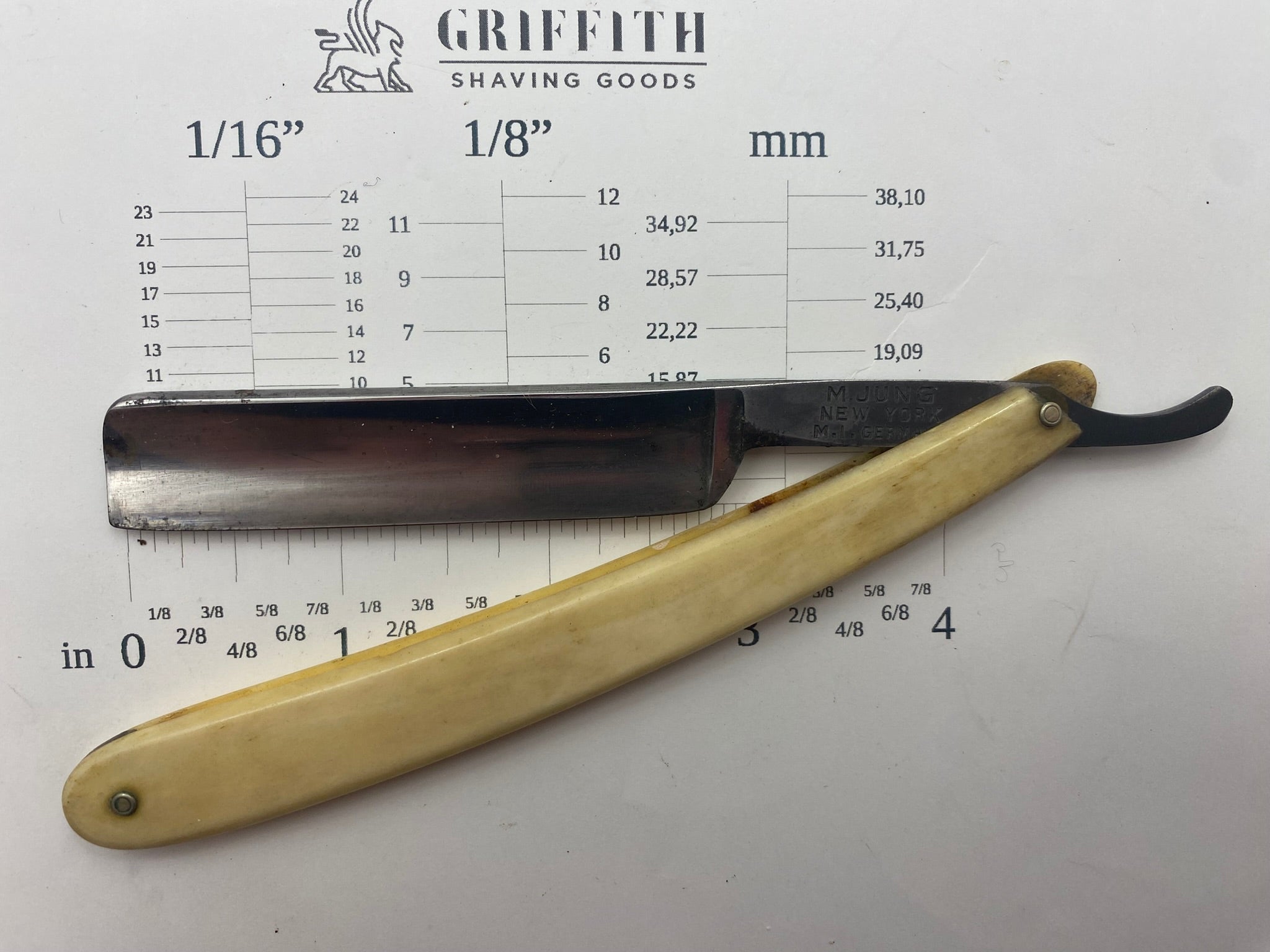 Vintage M. Jung German Razor for Restoration