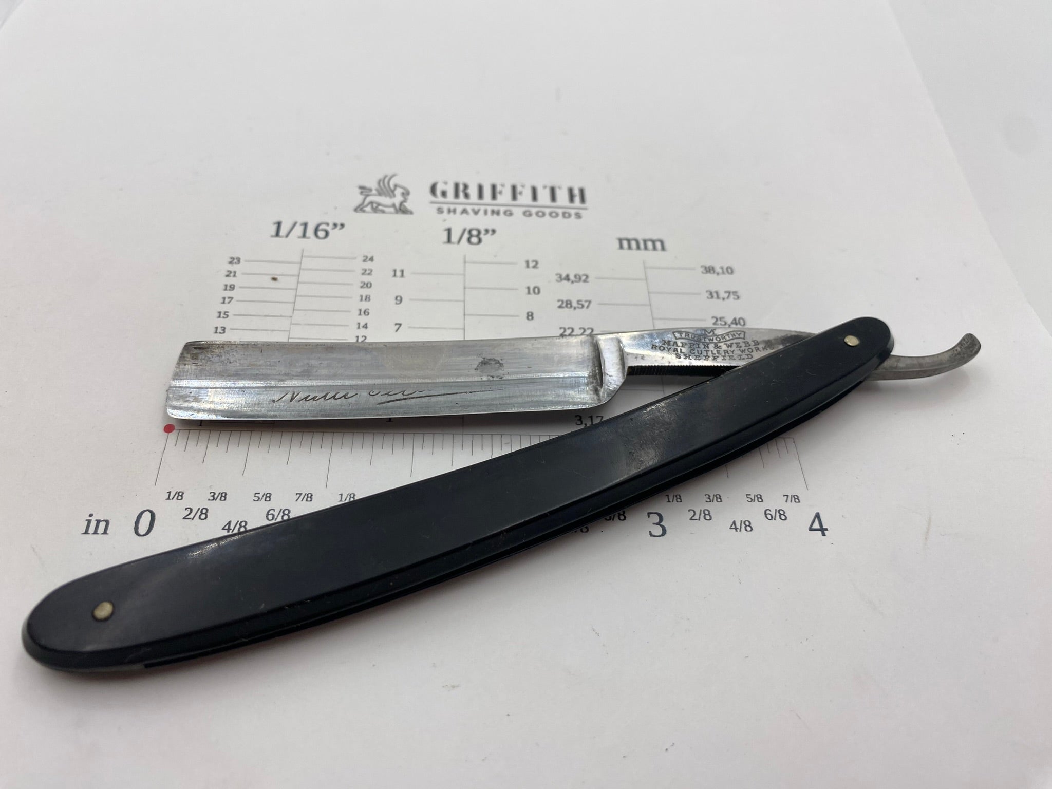 Vintage Mappin & Webb Sheffield Razor for Restoration