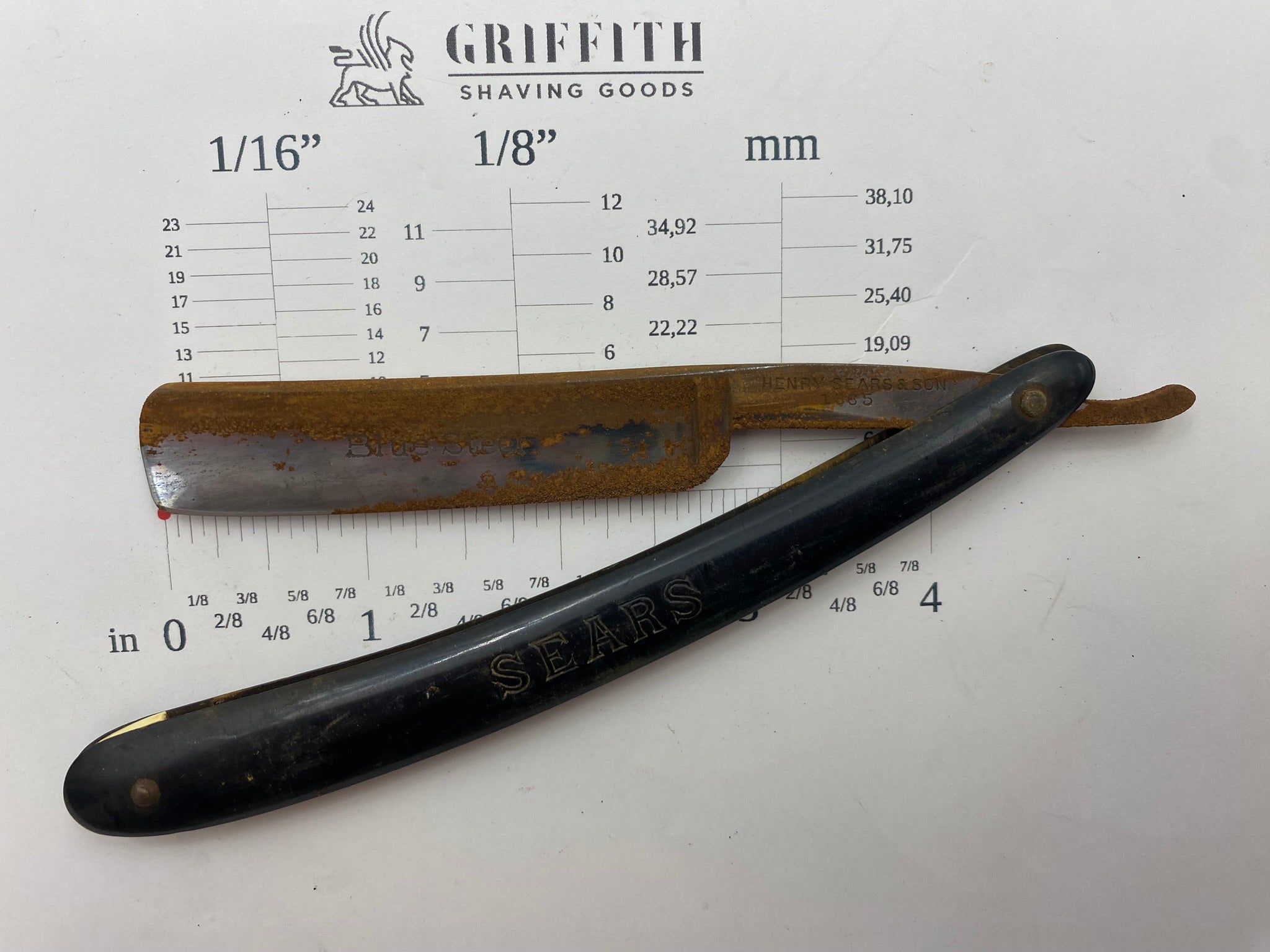 Vintage Henry Sears Razor for Restoration