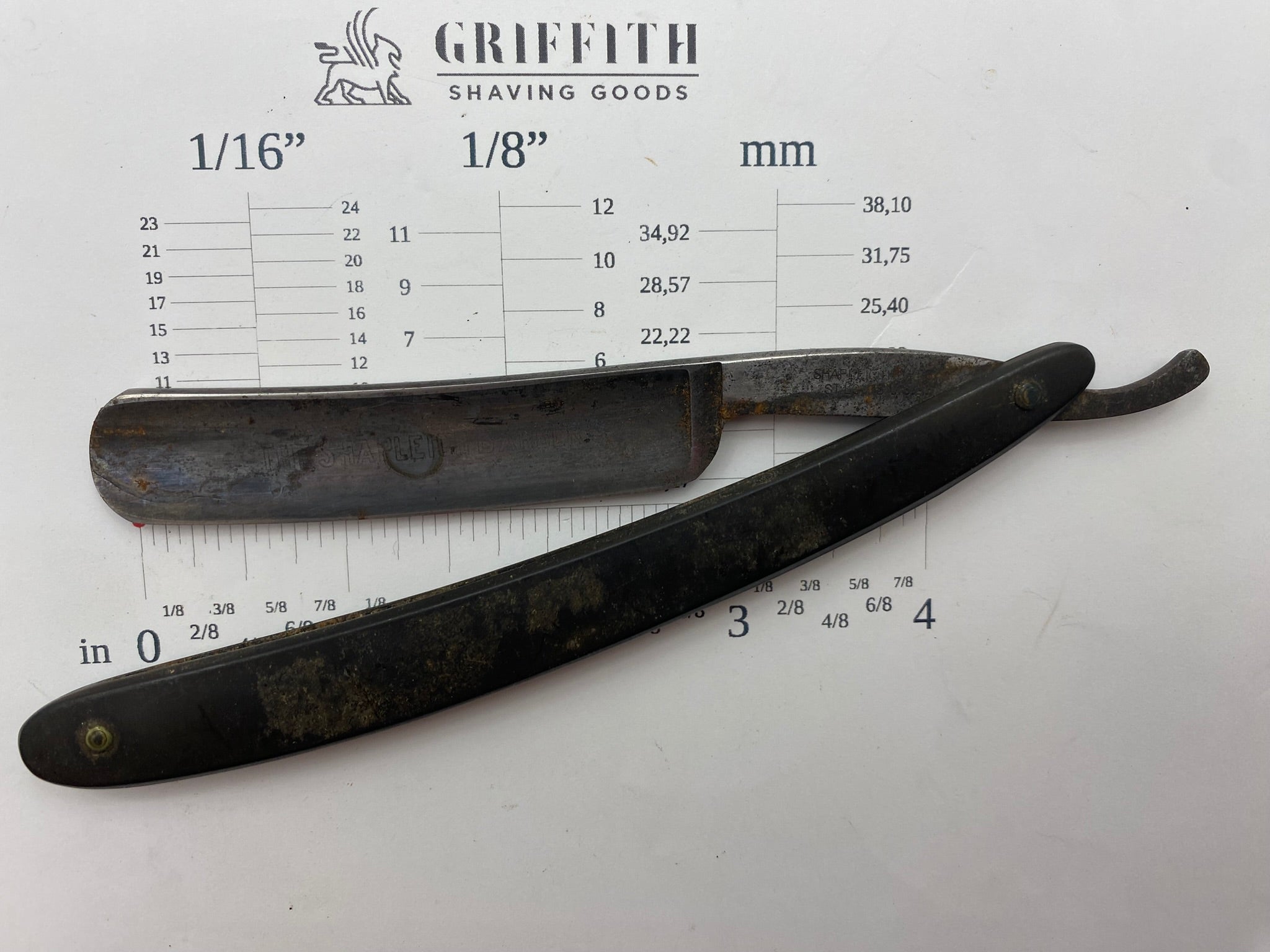 Vintage Shapleigh Hardware Razor for Restoration