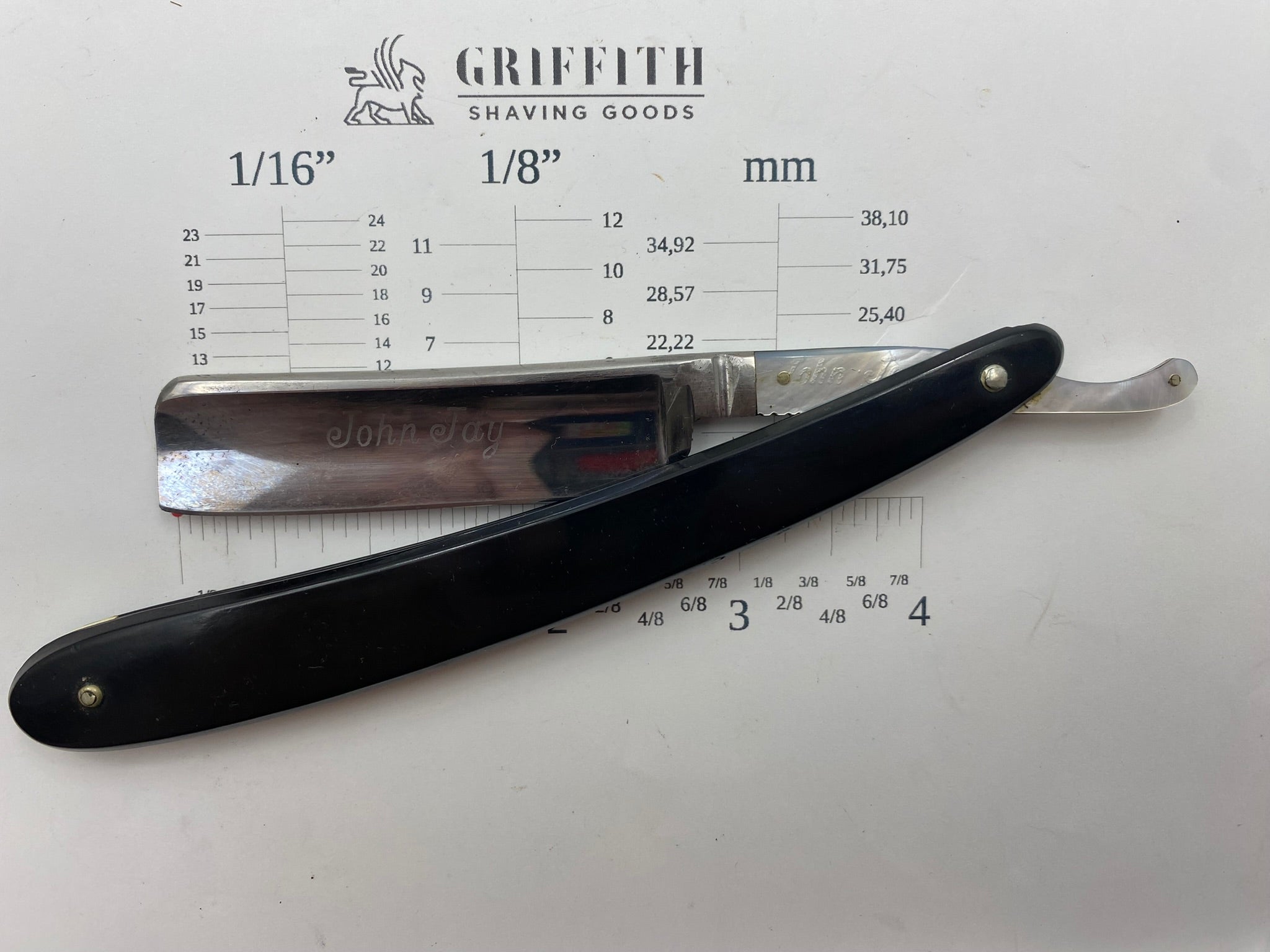 Vintage John Jay Pearl Tang American Razor for Restoration