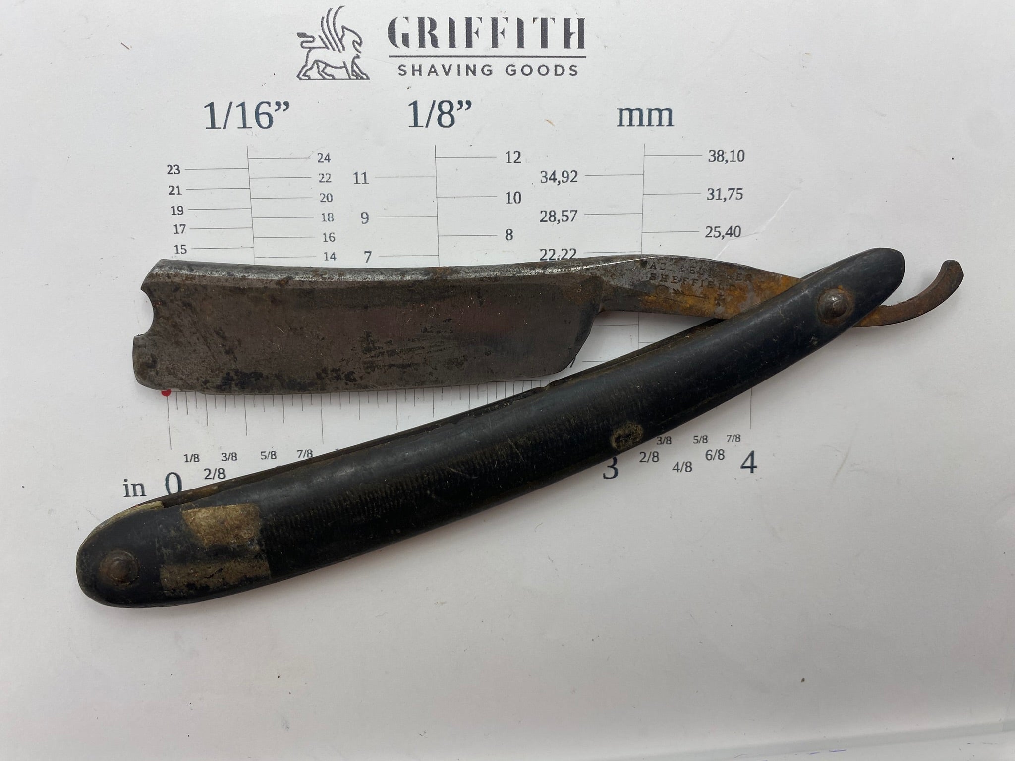 Vintage Wade & Butcher Sheffield Razor for Restoration