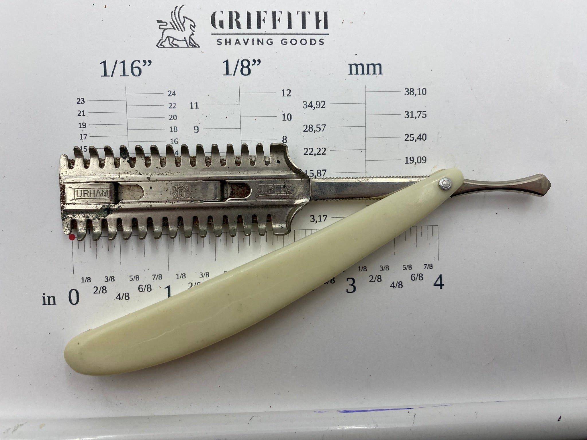 Vintage Durham Duplex Razor for Restoration