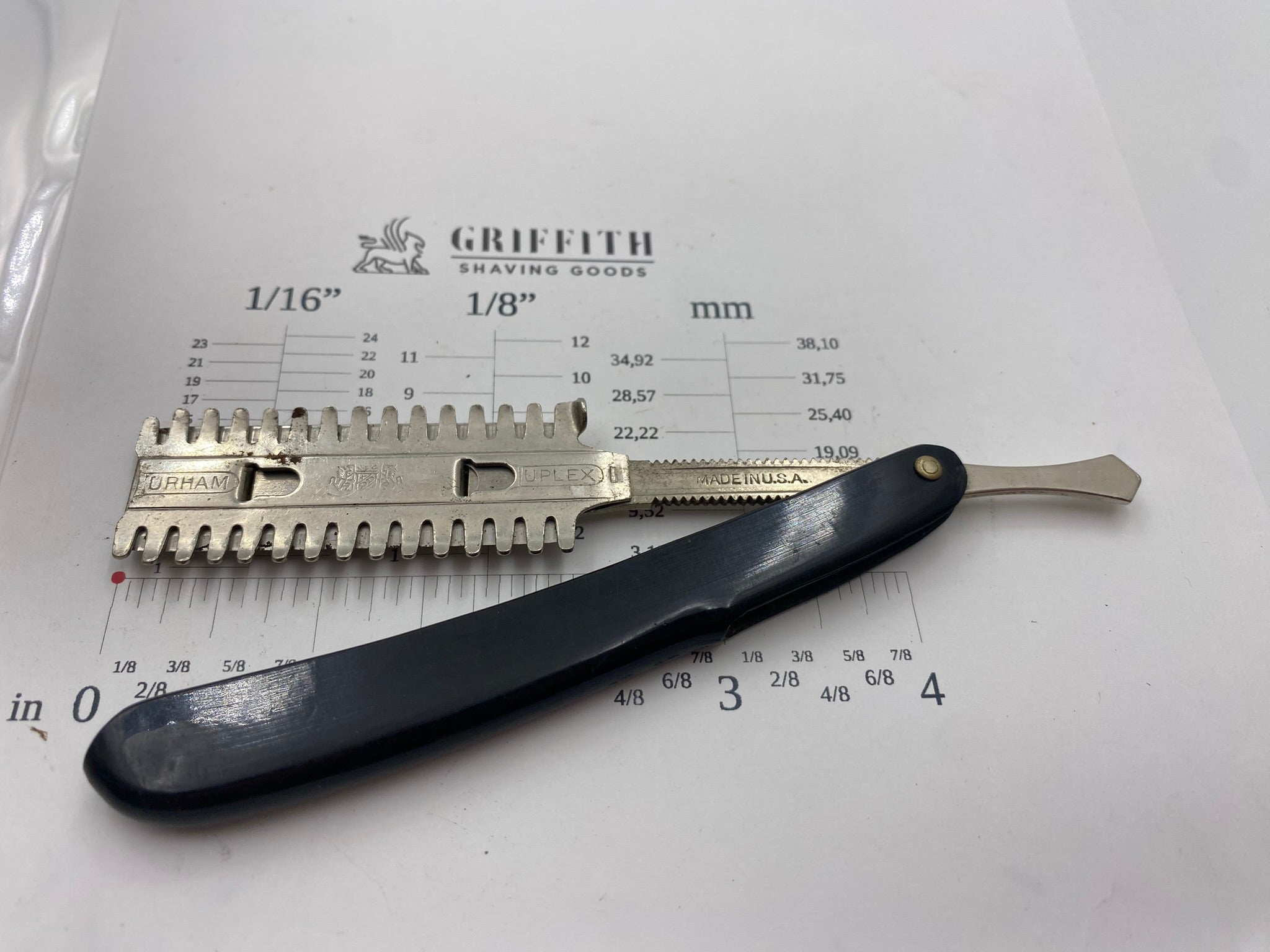 Vintage Durham Duplex Razor for Restoration