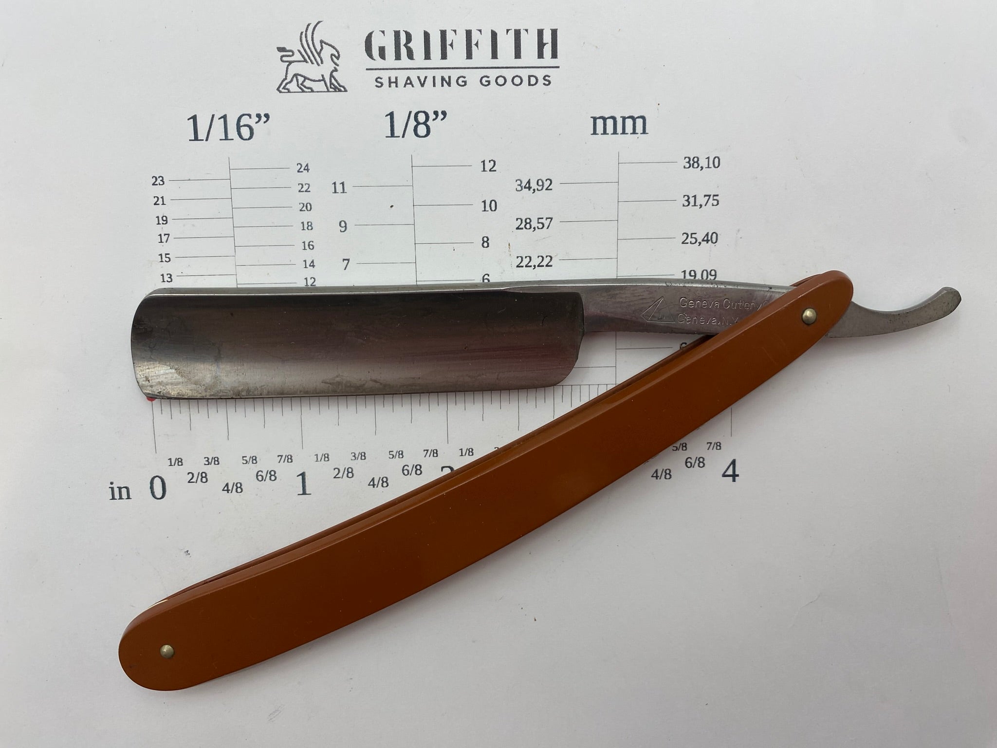 Vintage Geneva Cutlery American Razor for Restoration