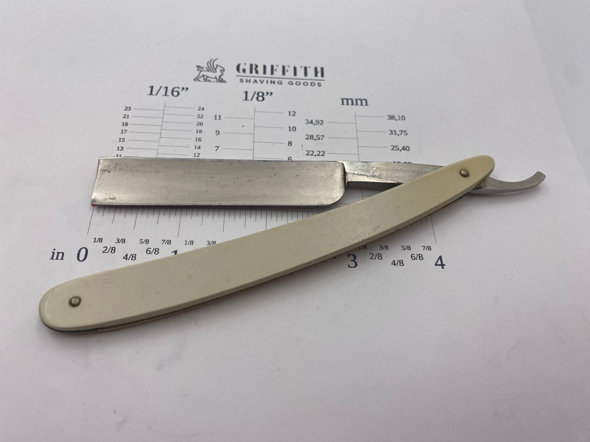Vintage Geneva Cutlery American Razor for Restoration
