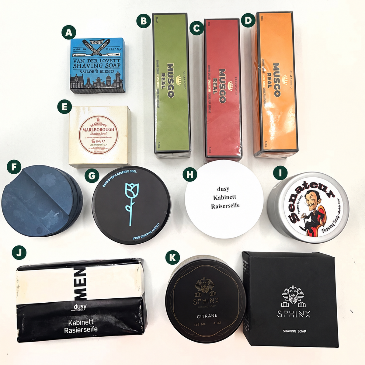 Various Old Stock Shaving Soaps & Creams – Unused Collector’s Estate Selection