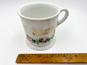 Antique Handpainted Personalized Shaving Mug