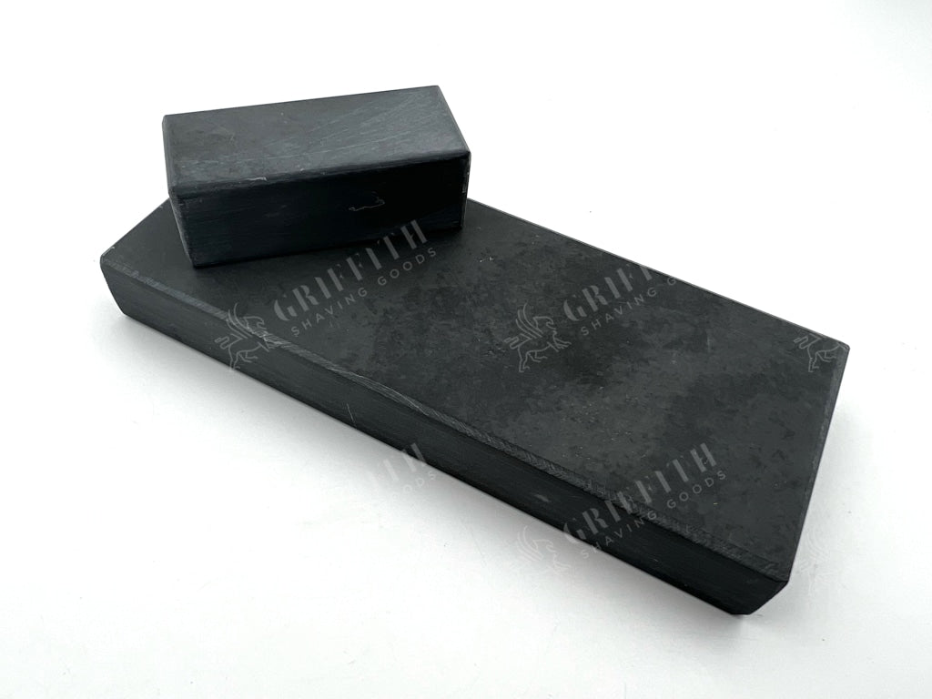 Black Shadow - 150X60Mm (5.9X2.25) -French Fine Finishing Razor Hone Sharpening Stone With Slurry
